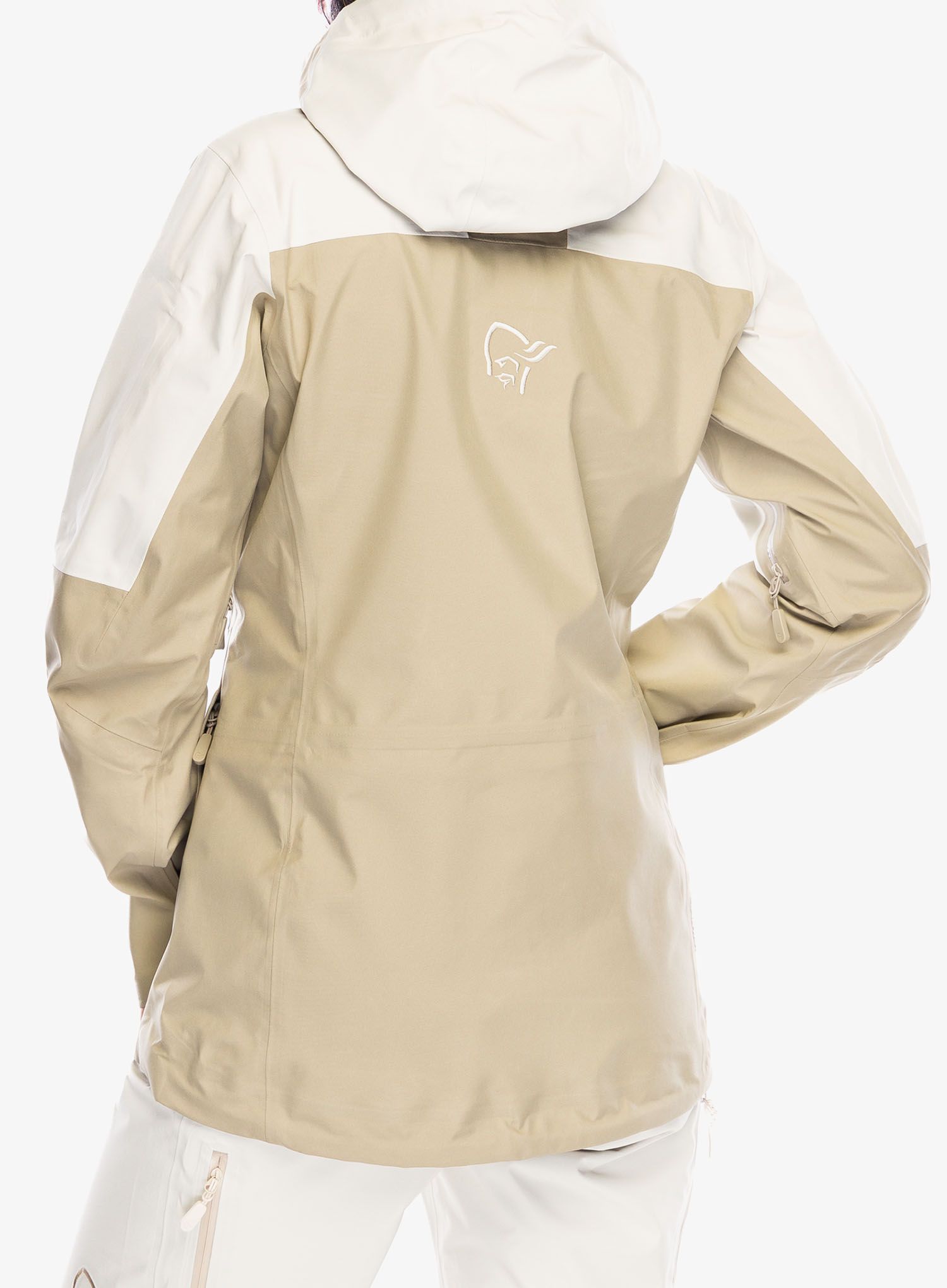 Dámská lyžařská bunda Norrona Lofoten GORE-TEX Jacket - oatmeal