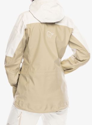Dámská lyžařská bunda Norrona Lofoten GORE-TEX Jacket - oatmeal
