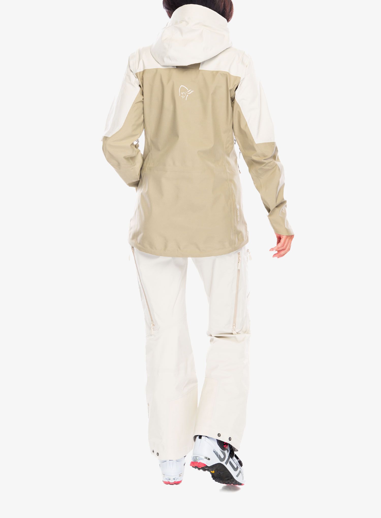 Dámská lyžařská bunda Norrona Lofoten GORE-TEX Jacket - oatmeal