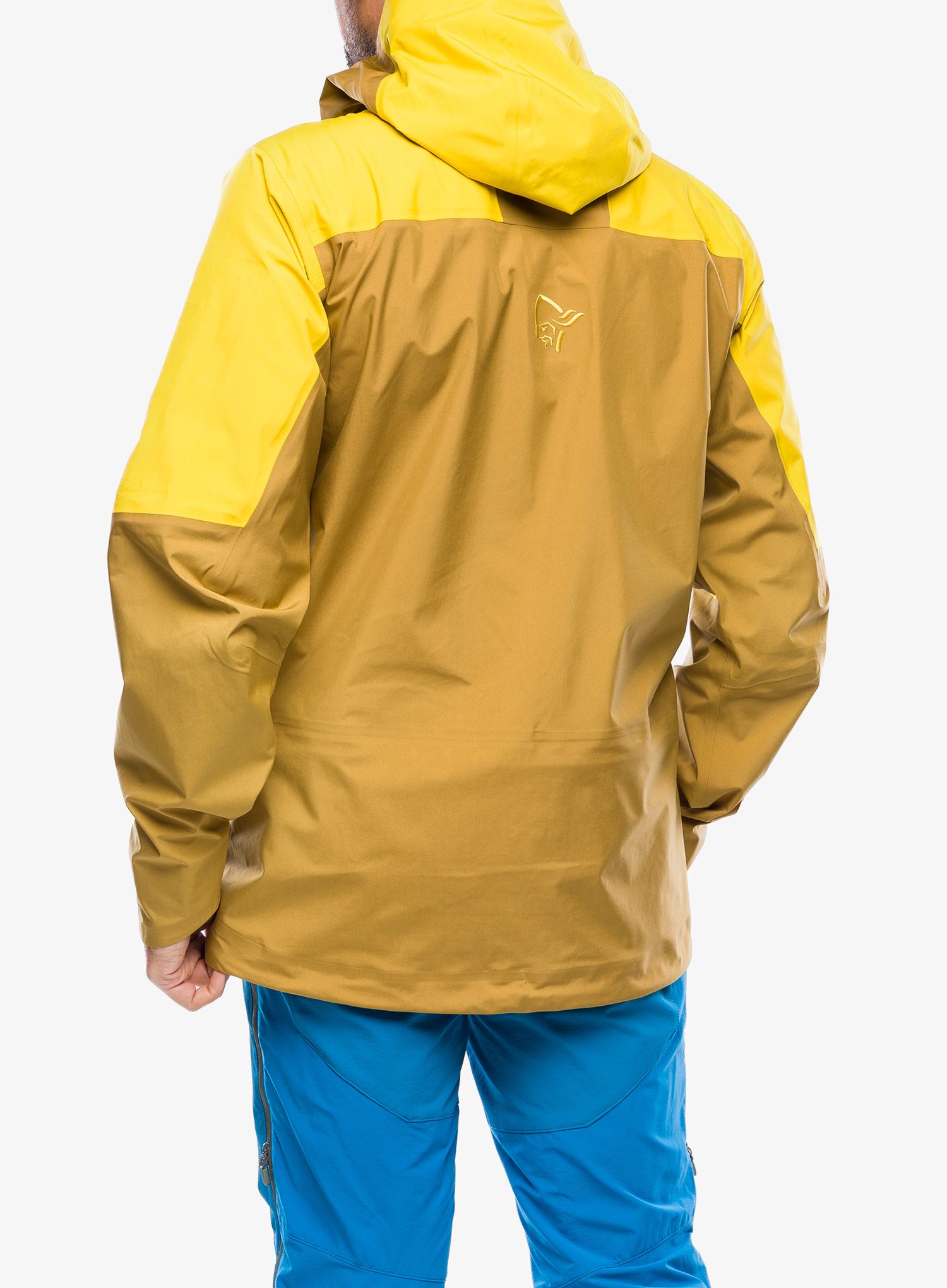 Bunda s membránou Norrona Lofoten GORE-TEX Jacket - sulphur/camelflage