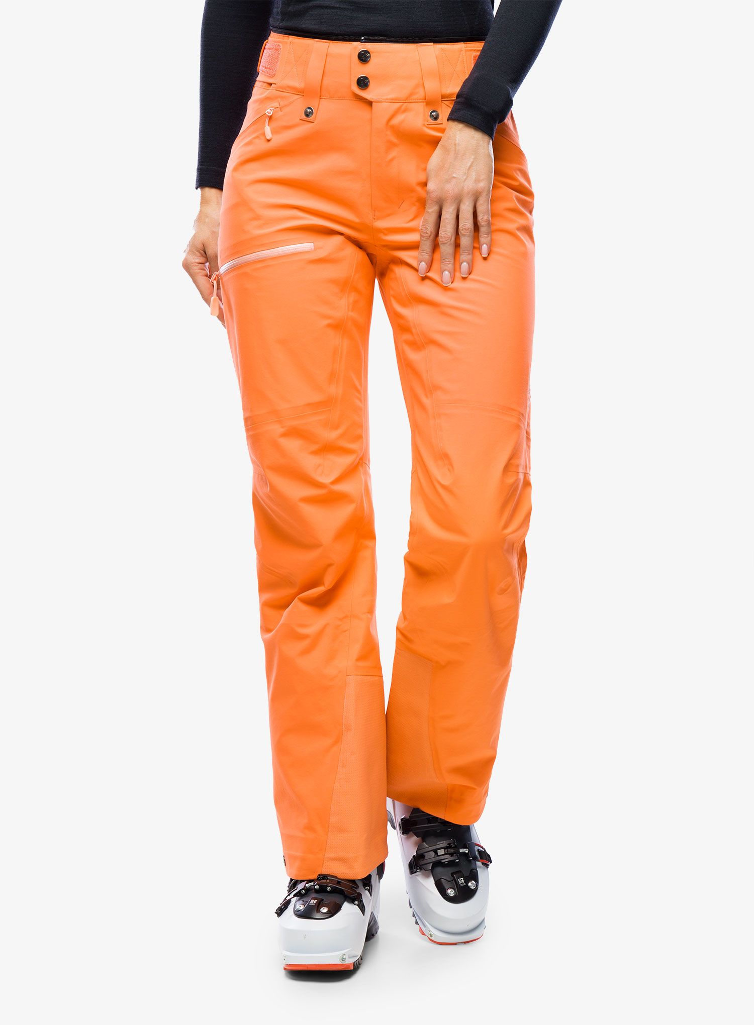 Kalhoty dámské Norrona Lofoten GORE-TEX Pants - orange alert
