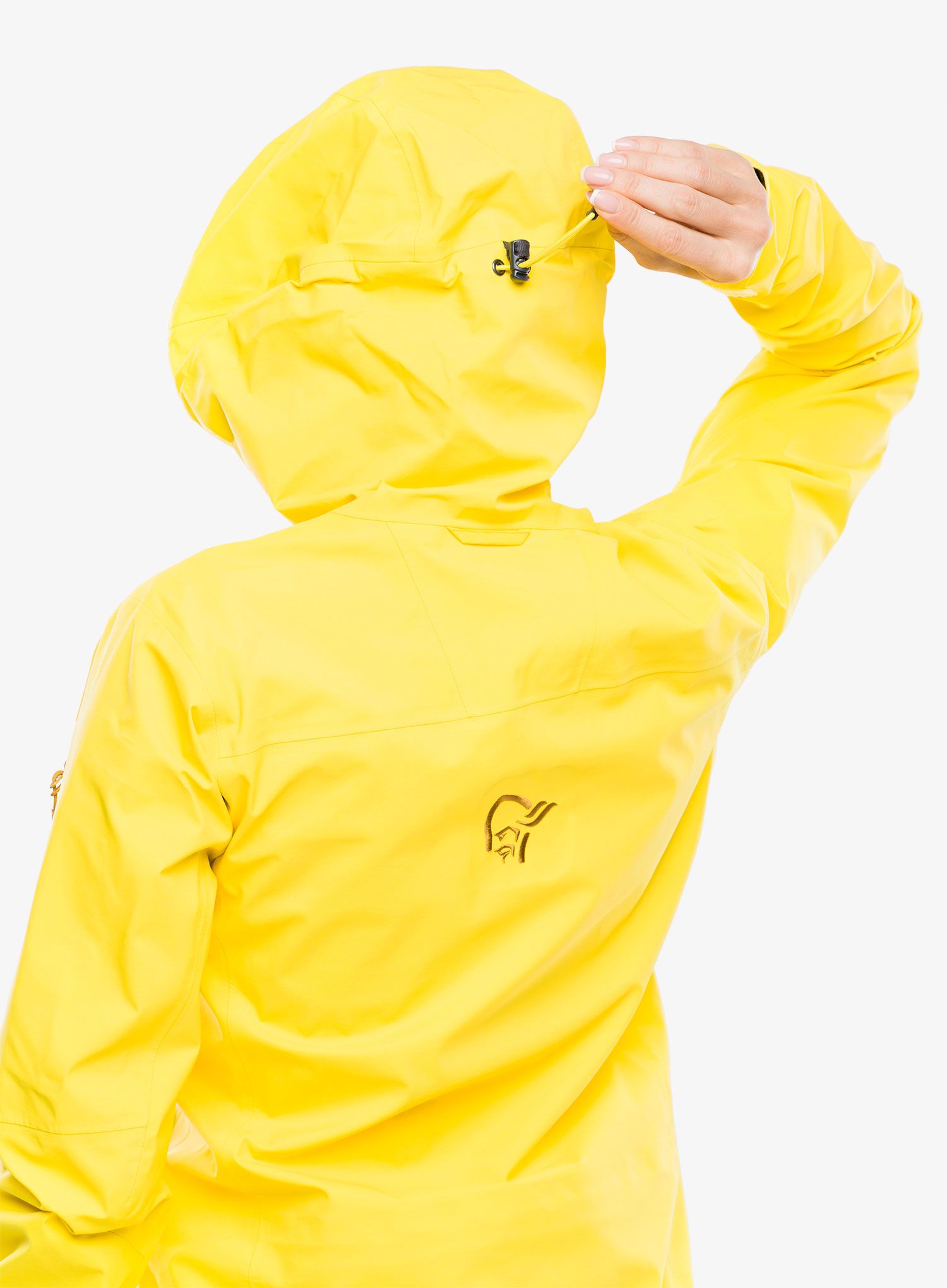 Dámská bunda Norrona Lofoten GORE-TEX Pro Jacket - blazing yellow