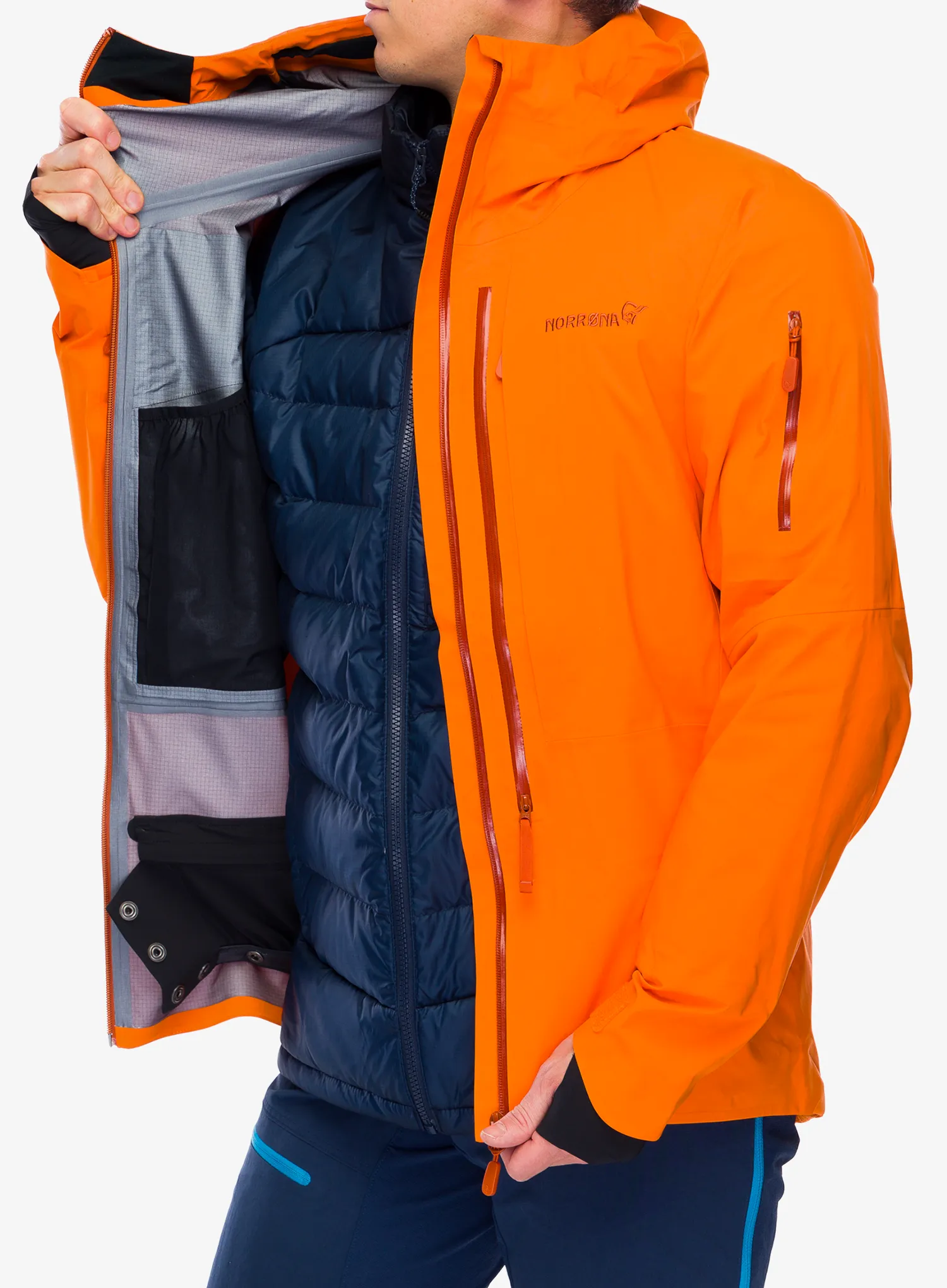 Lyžařská bunda Norrona Lofoten GORE-TEX Pro Jacket - exuberance
