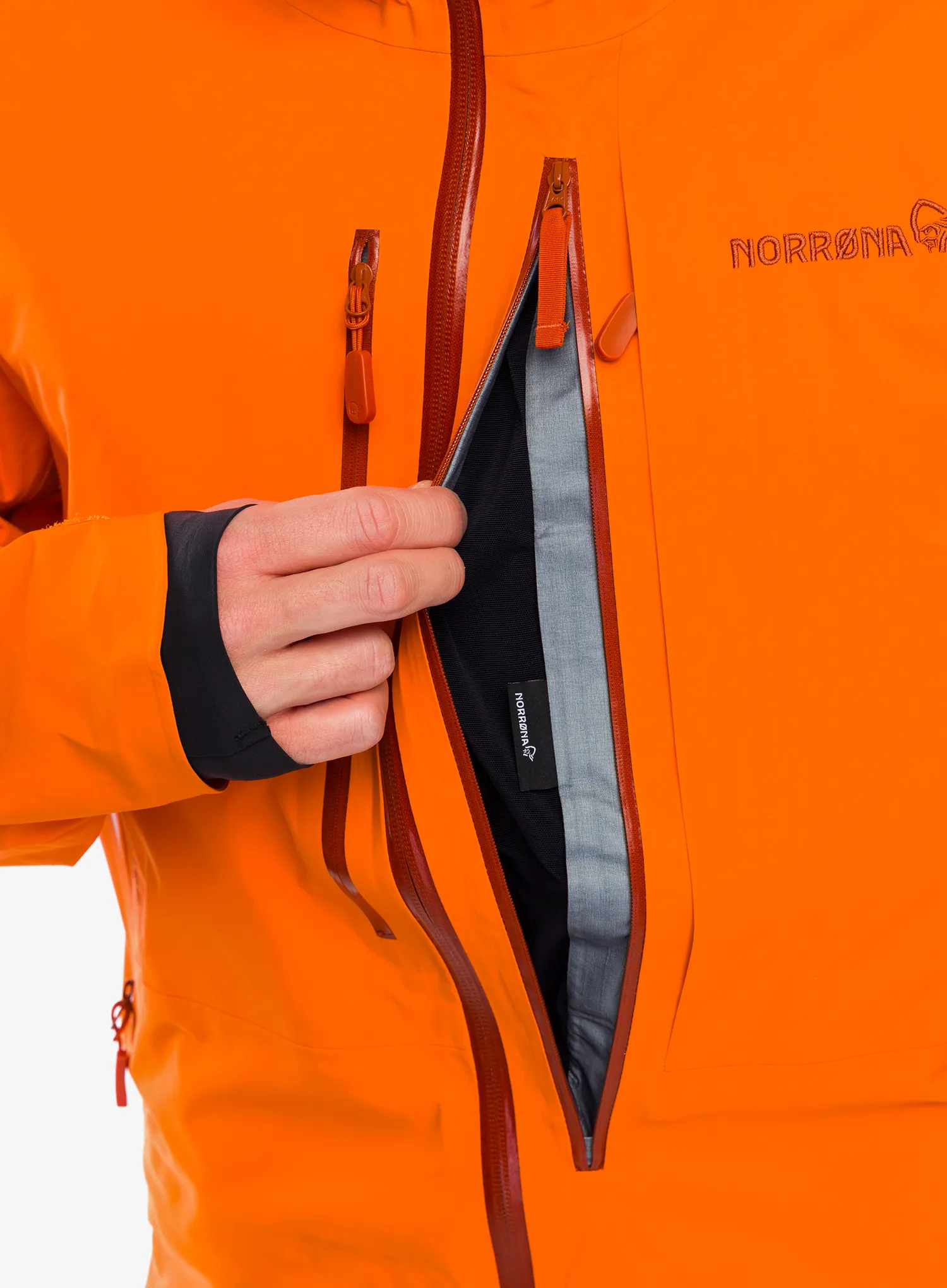Lyžařská bunda Norrona Lofoten GORE-TEX Pro Jacket - exuberance