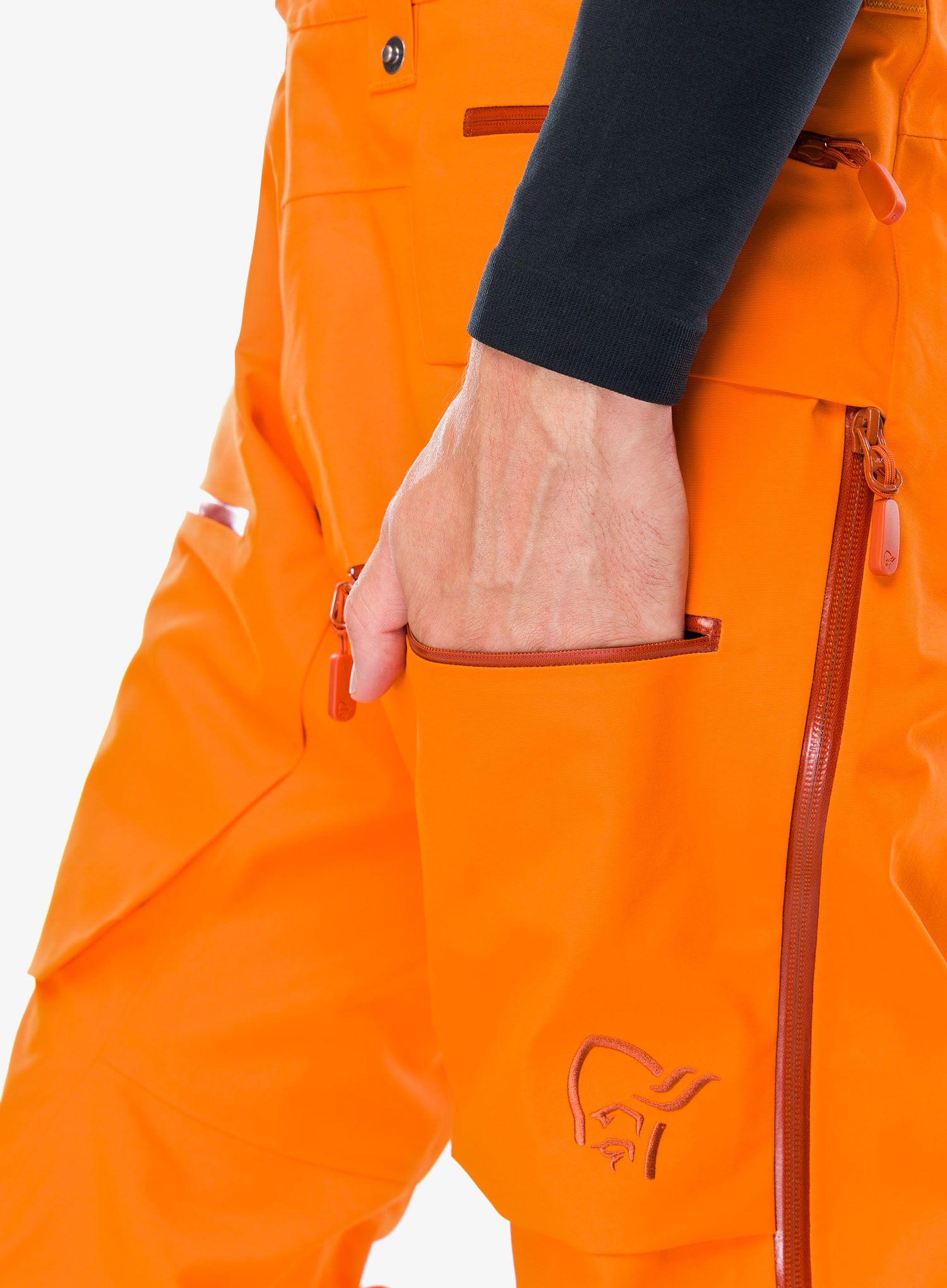 Lyžařské kalhoty Norrona Lofoten GORE-TEX Pro Pants - exuberance