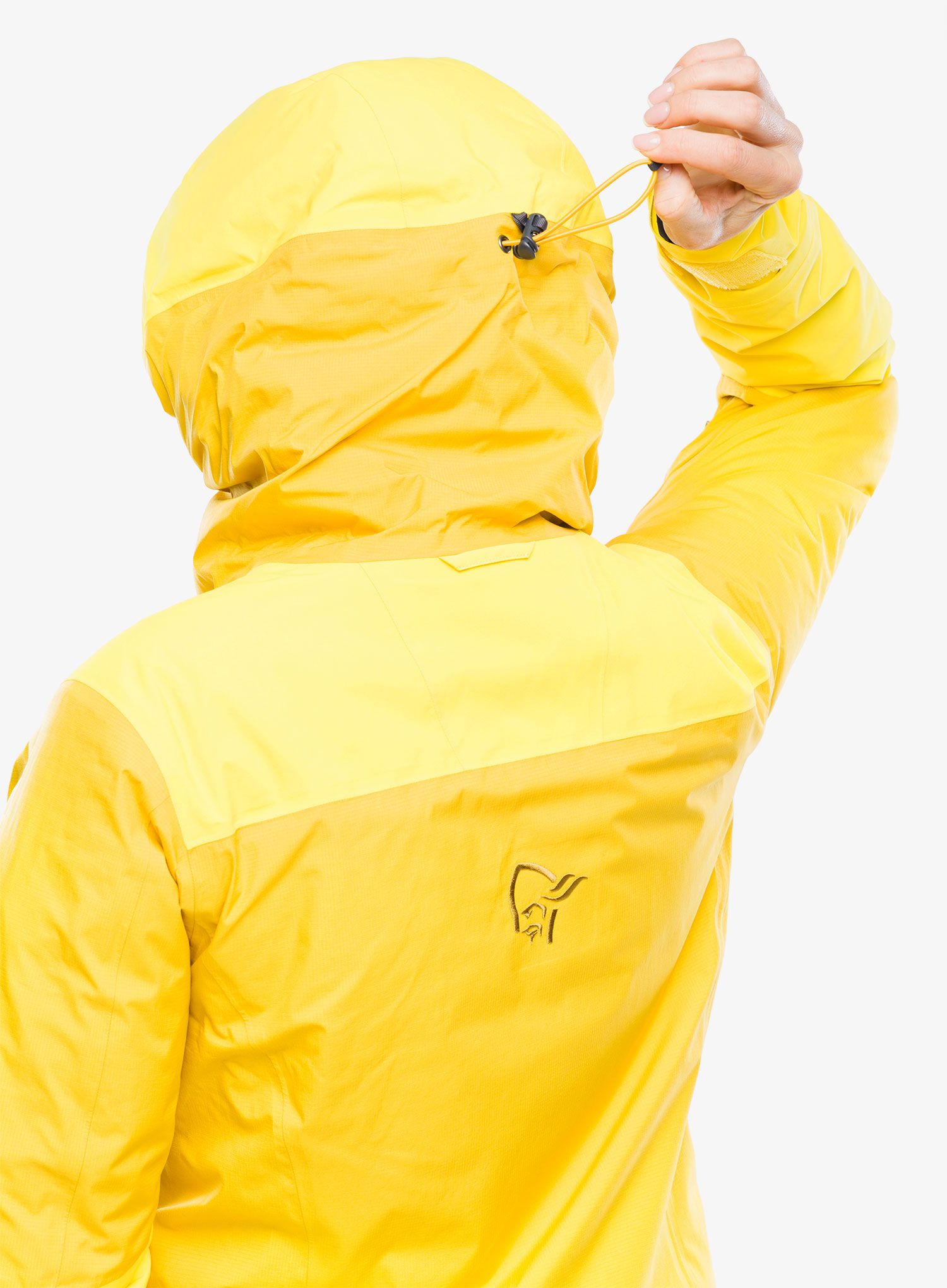 Dámská lyžařská bunda Norrona Lofoten GORE-TEX Thermo100 Jacket - blazing yellow/sulphur