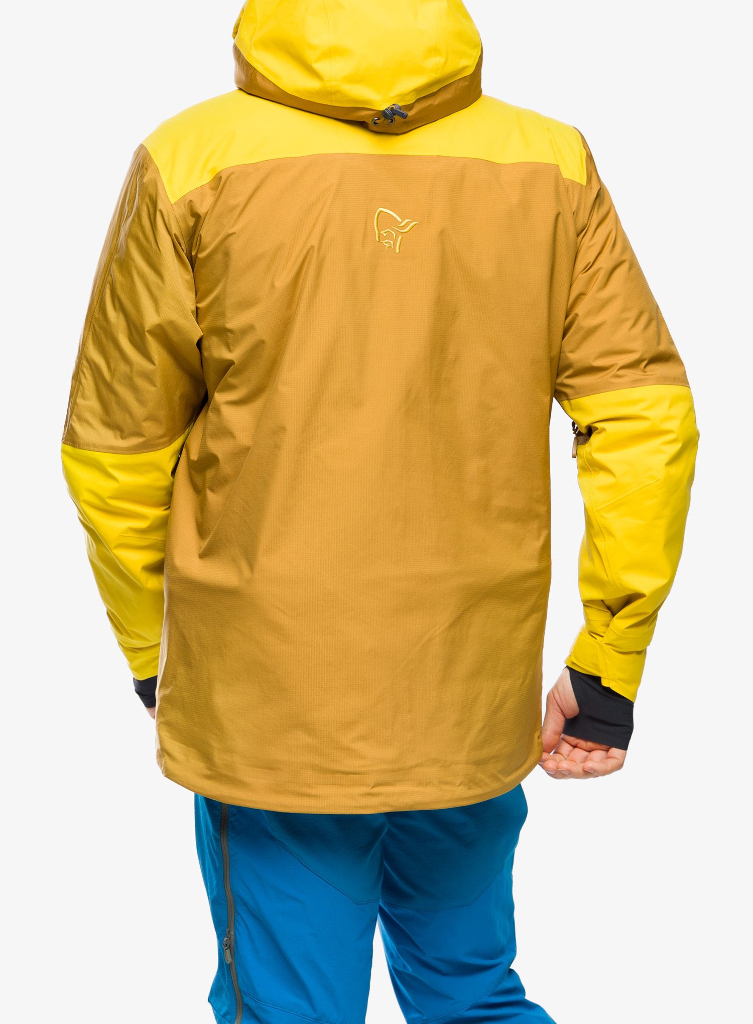 Lyžařská bunda Norrona Lofoten GORE-TEX Thermo80 Jacket - camelflage