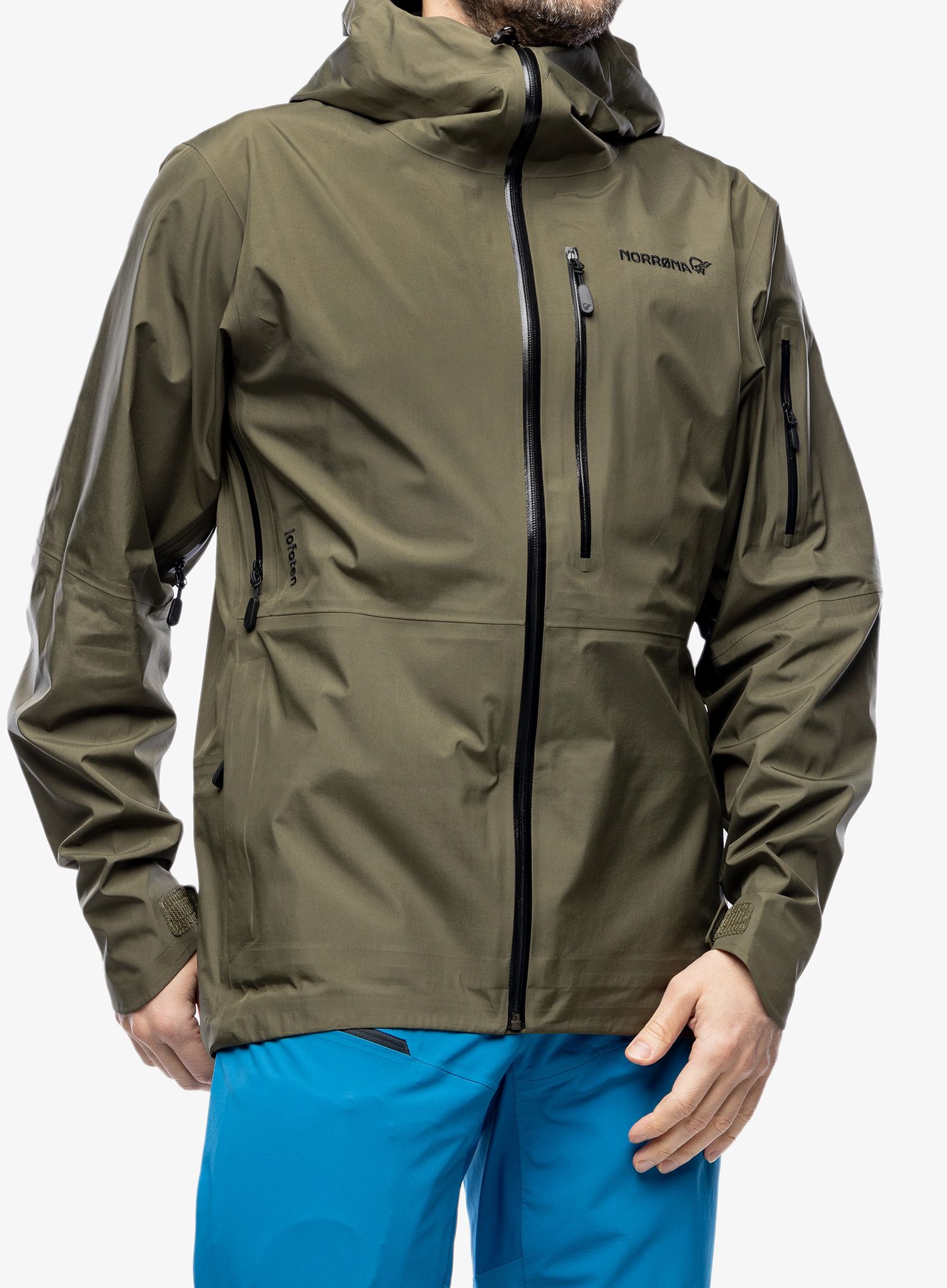 Bunda na hory Norrona Lofoten Gore-Tex Jacket - olive night