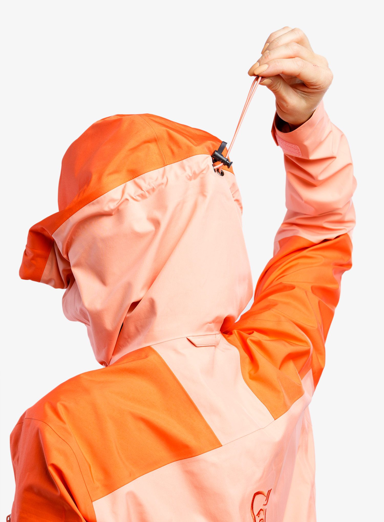 Dámská nepromokavá bunda s membránou Norrona Lofoten Gore-Tex Jacket - orange alert/peach amber