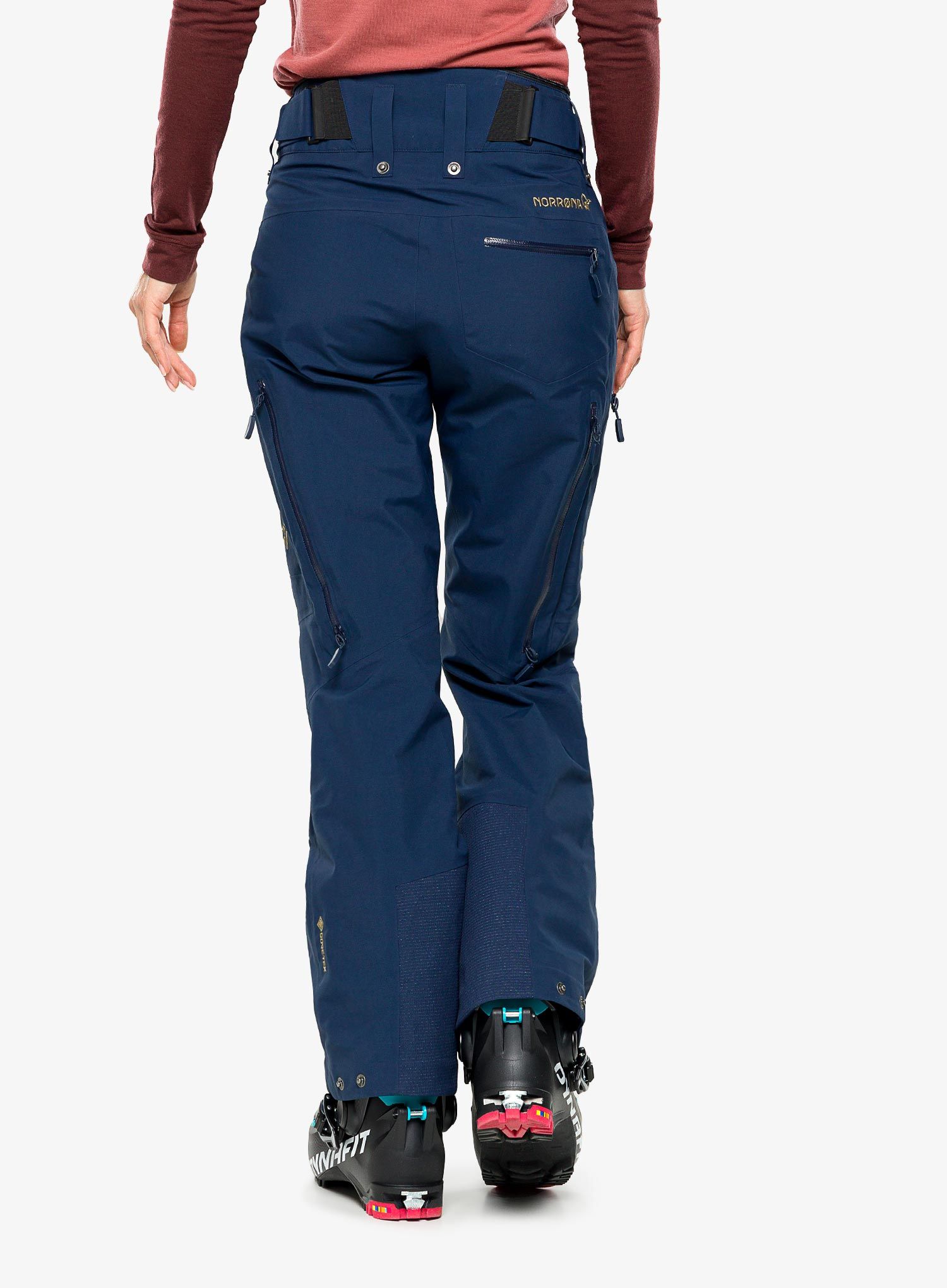 GORE TEX kalhoty dámské Norrona Lofoten Gore-Tex Pants - indigo night