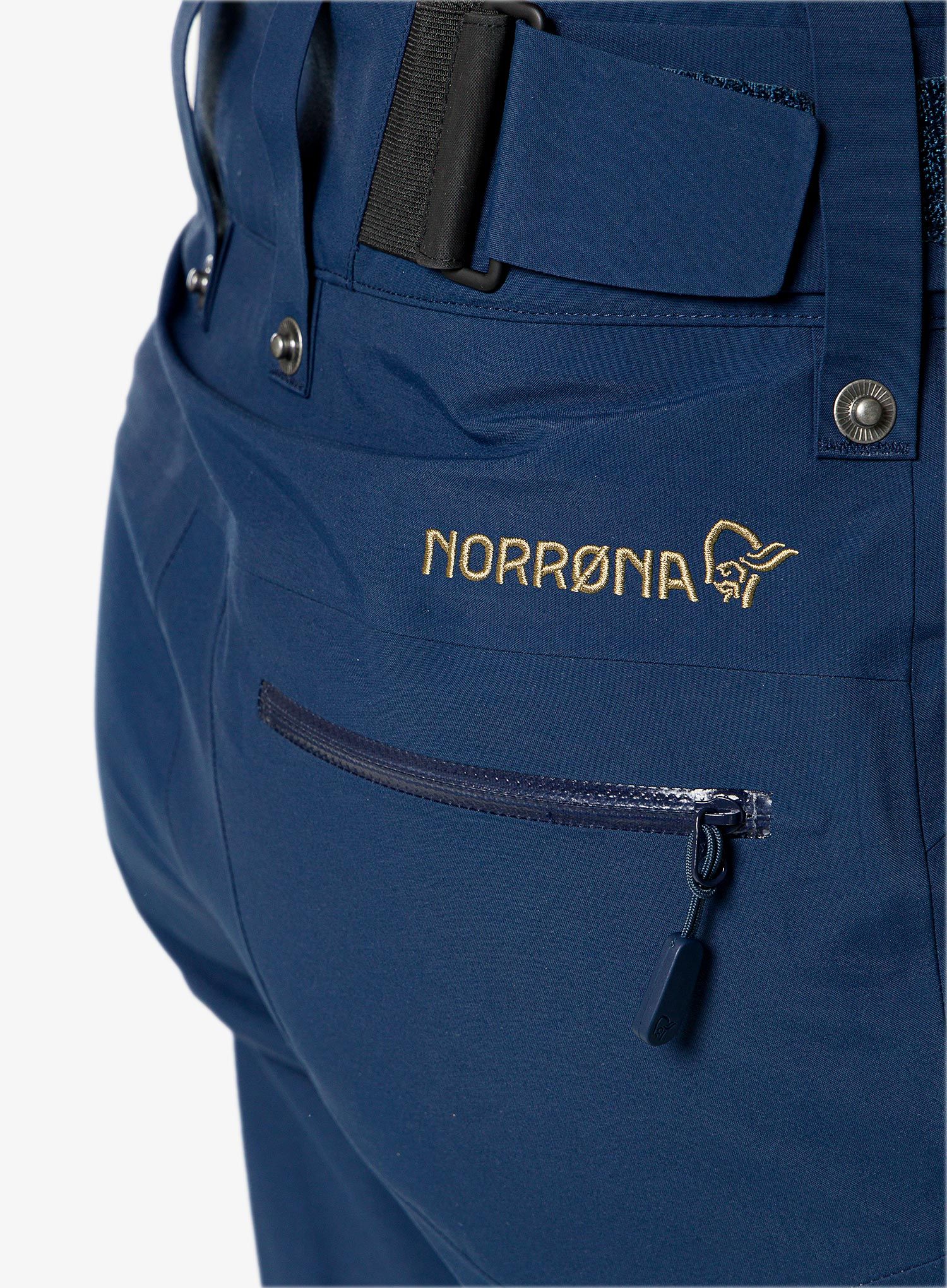 GORE TEX kalhoty dámské Norrona Lofoten Gore-Tex Pants - indigo night