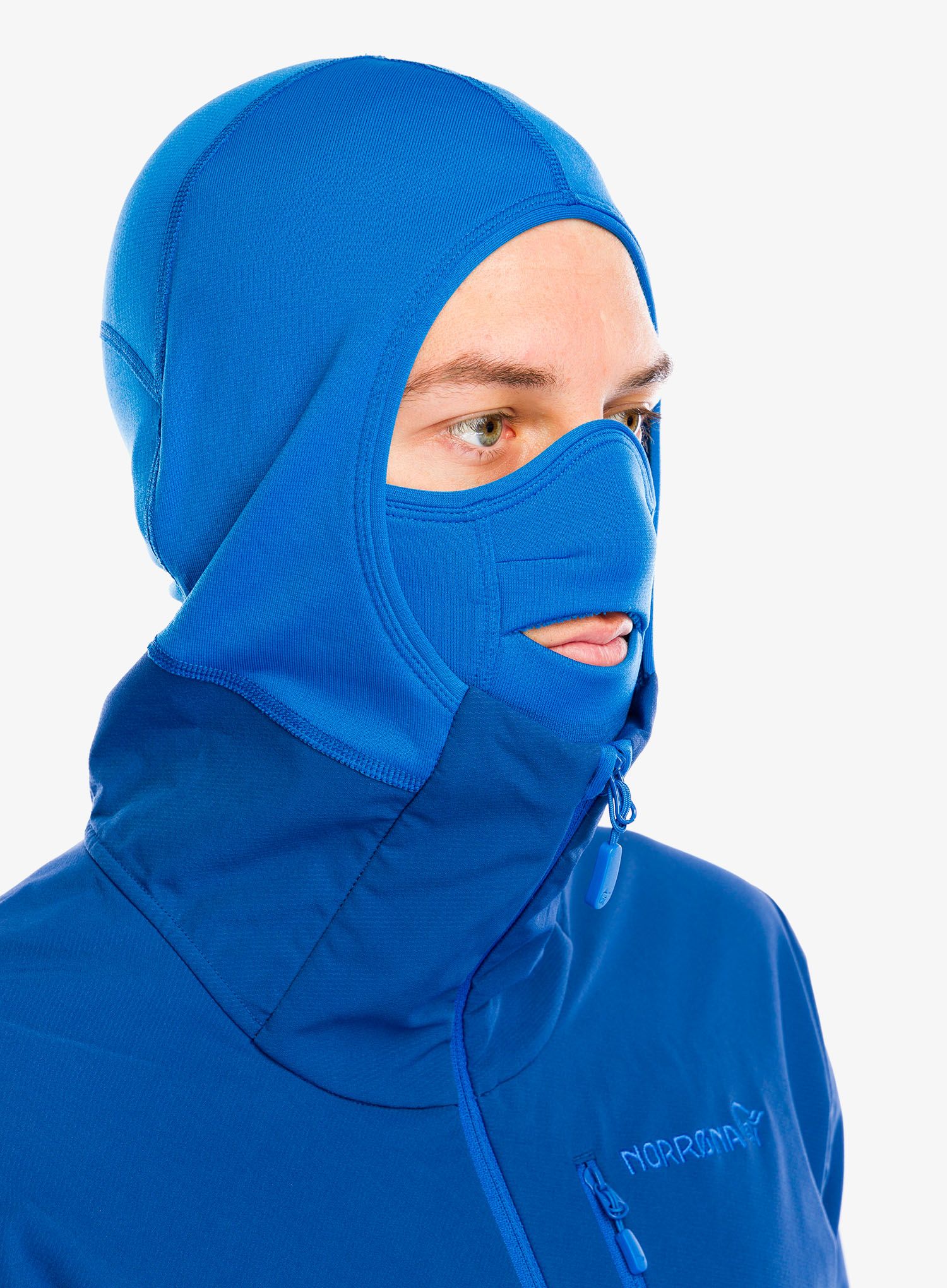 Bunda na skialpinismus Norrona Lofoten Hiloflex200 Hood - skydiver