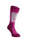 Lyžařské ponožky Norrona Lofoten Mid Weight Merino Socks Long - festival fuchsia