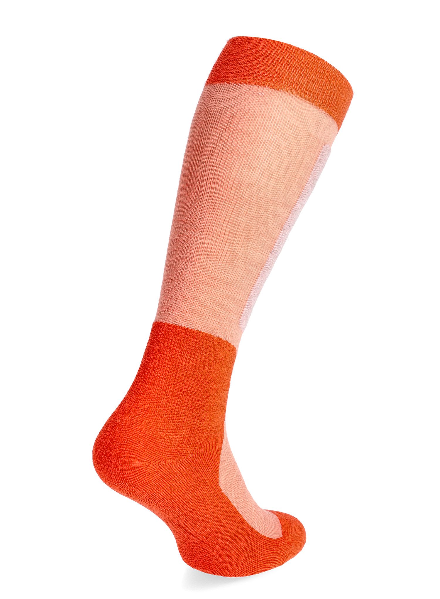 Ponožky na lyže Norrona Lofoten Mid Weight Merino Socks Long - orange/peach