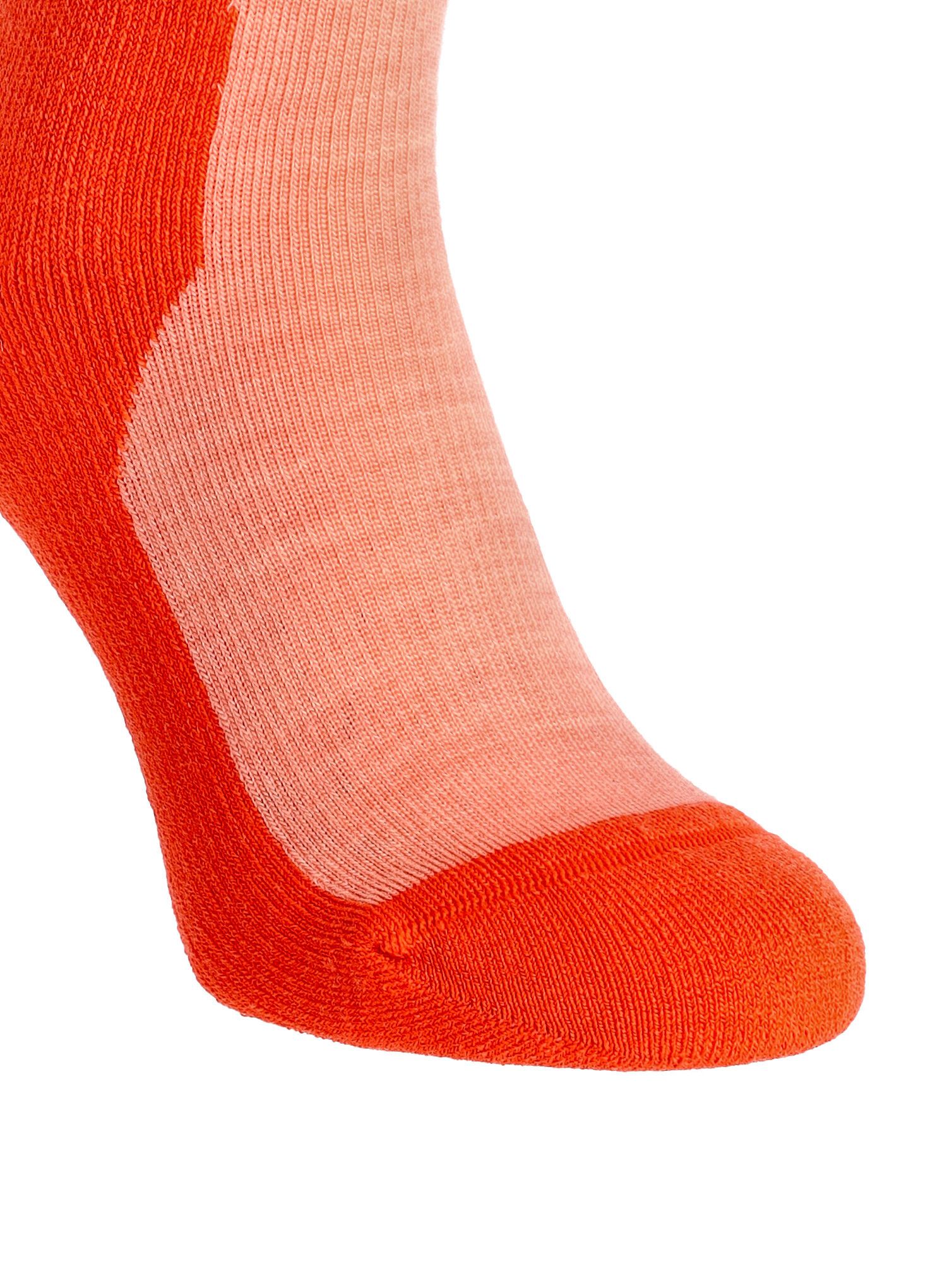 Ponožky na lyže Norrona Lofoten Mid Weight Merino Socks Long - orange/peach