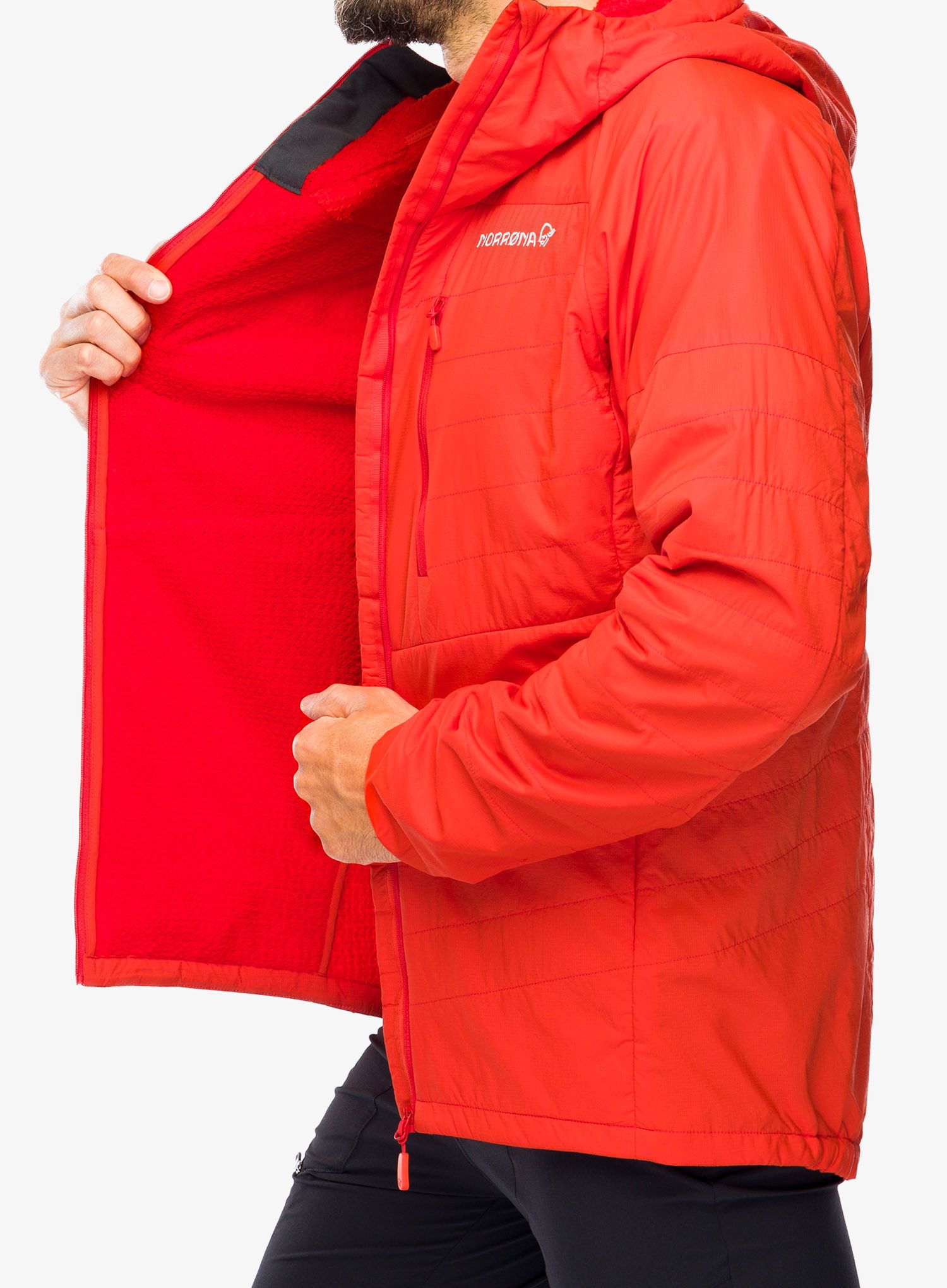 Zateplená bunda Norrona Lyngen Alpha100 Zip Hood - arednalin