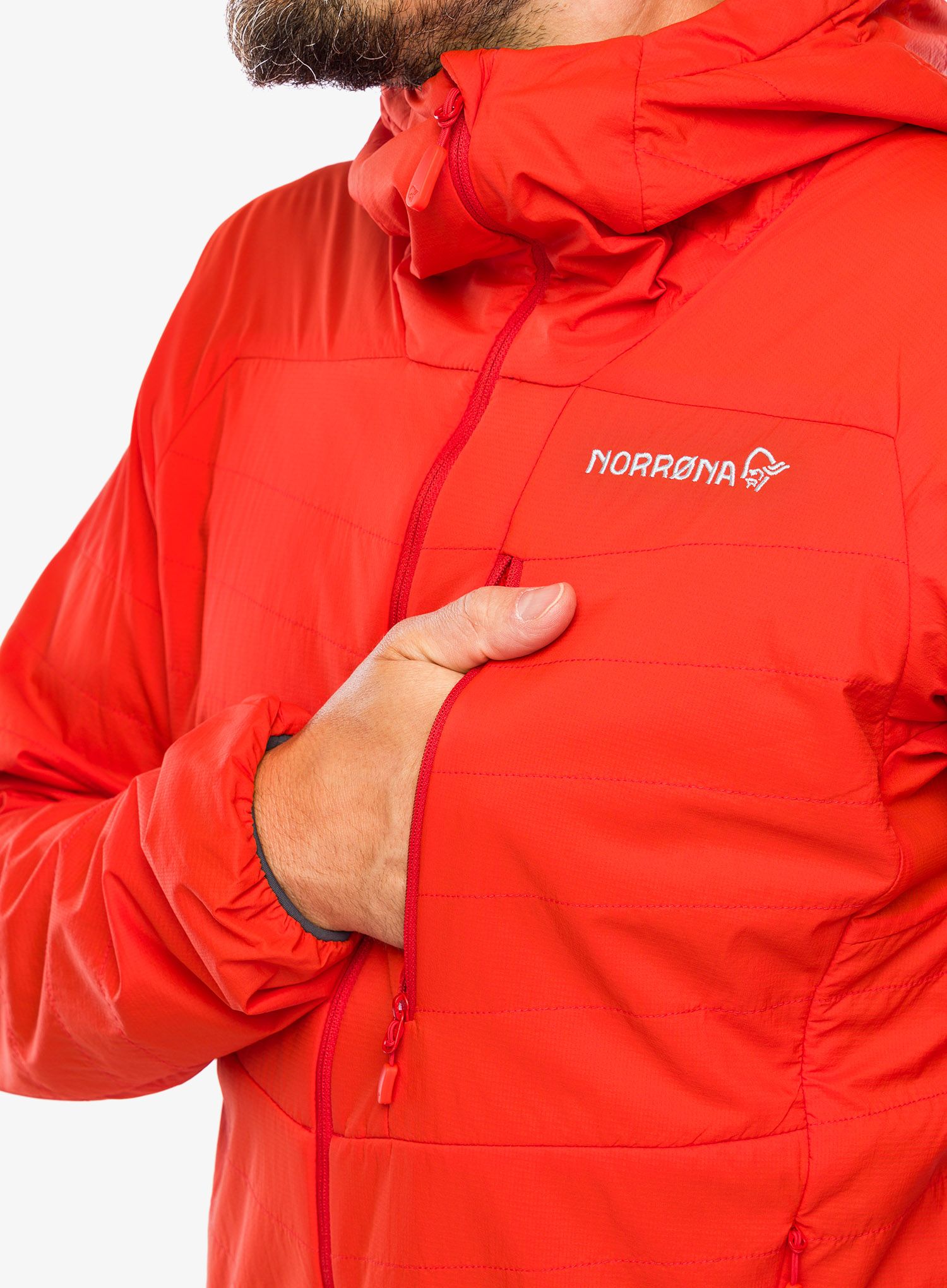 Zateplená bunda Norrona Lyngen Alpha100 Zip Hood - arednalin