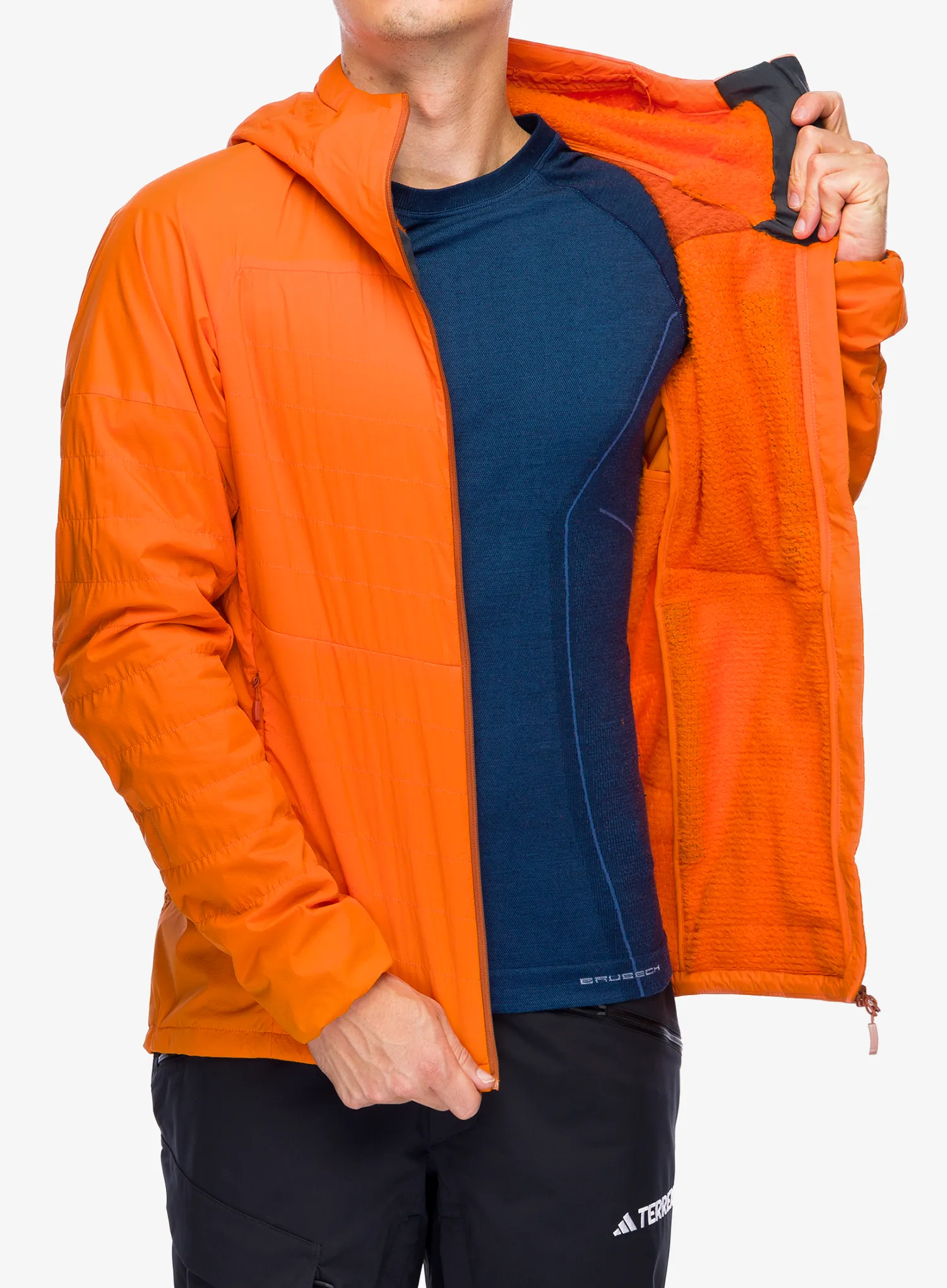 Zateplená bunda Norrona Lyngen Alpha100 Zip Hood - exuberance