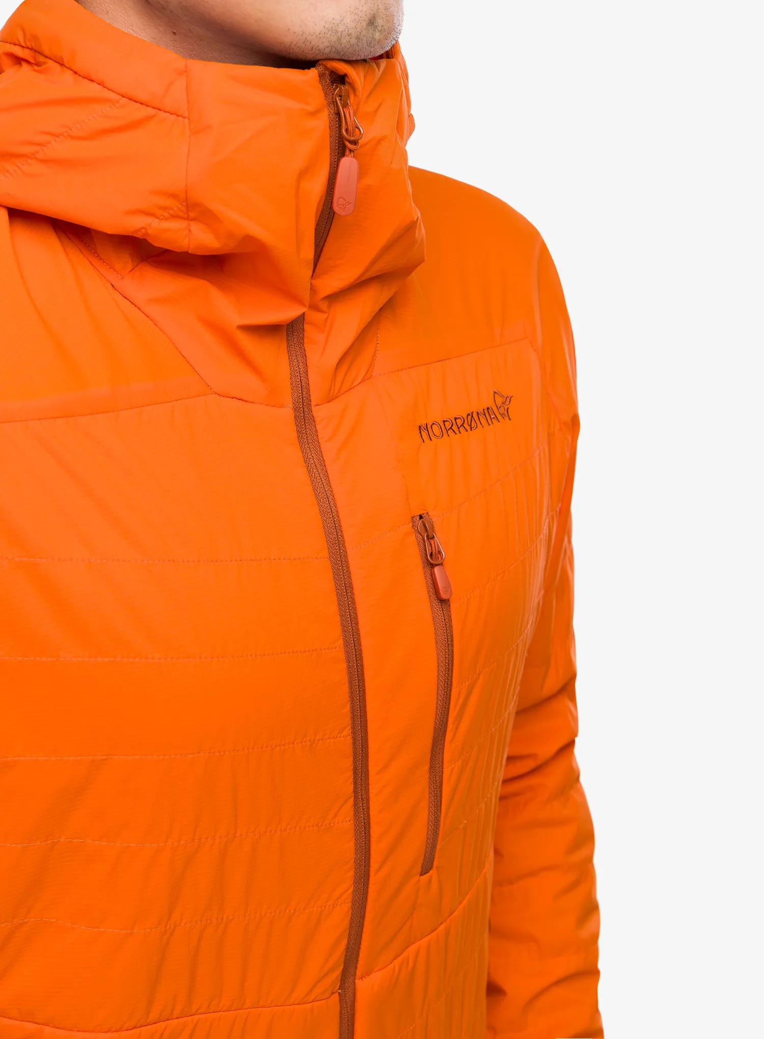 Zateplená bunda Norrona Lyngen Alpha100 Zip Hood - exuberance