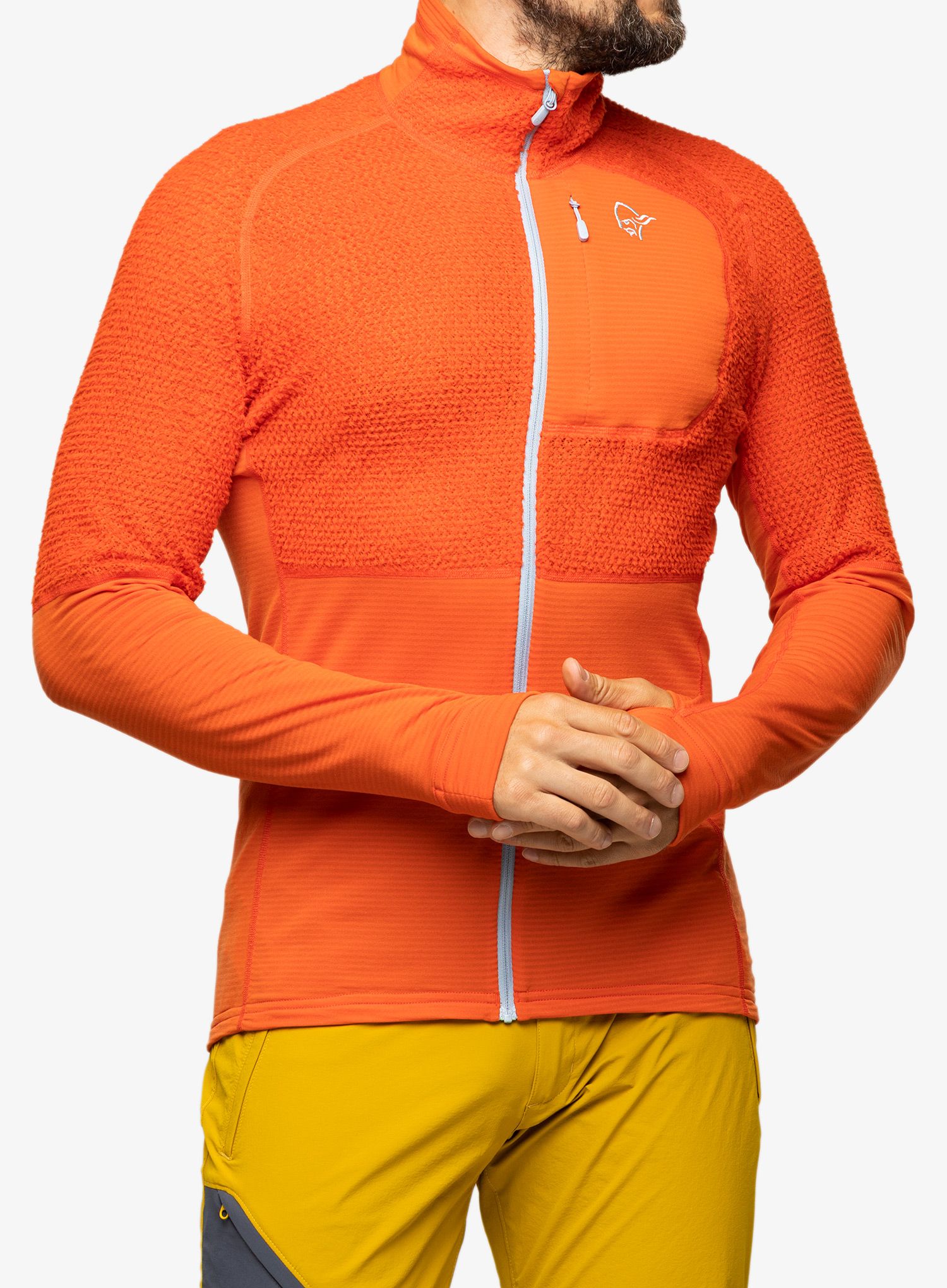 Fleece mikina Norrona Lyngen Alpha90 Jacket – arednalin