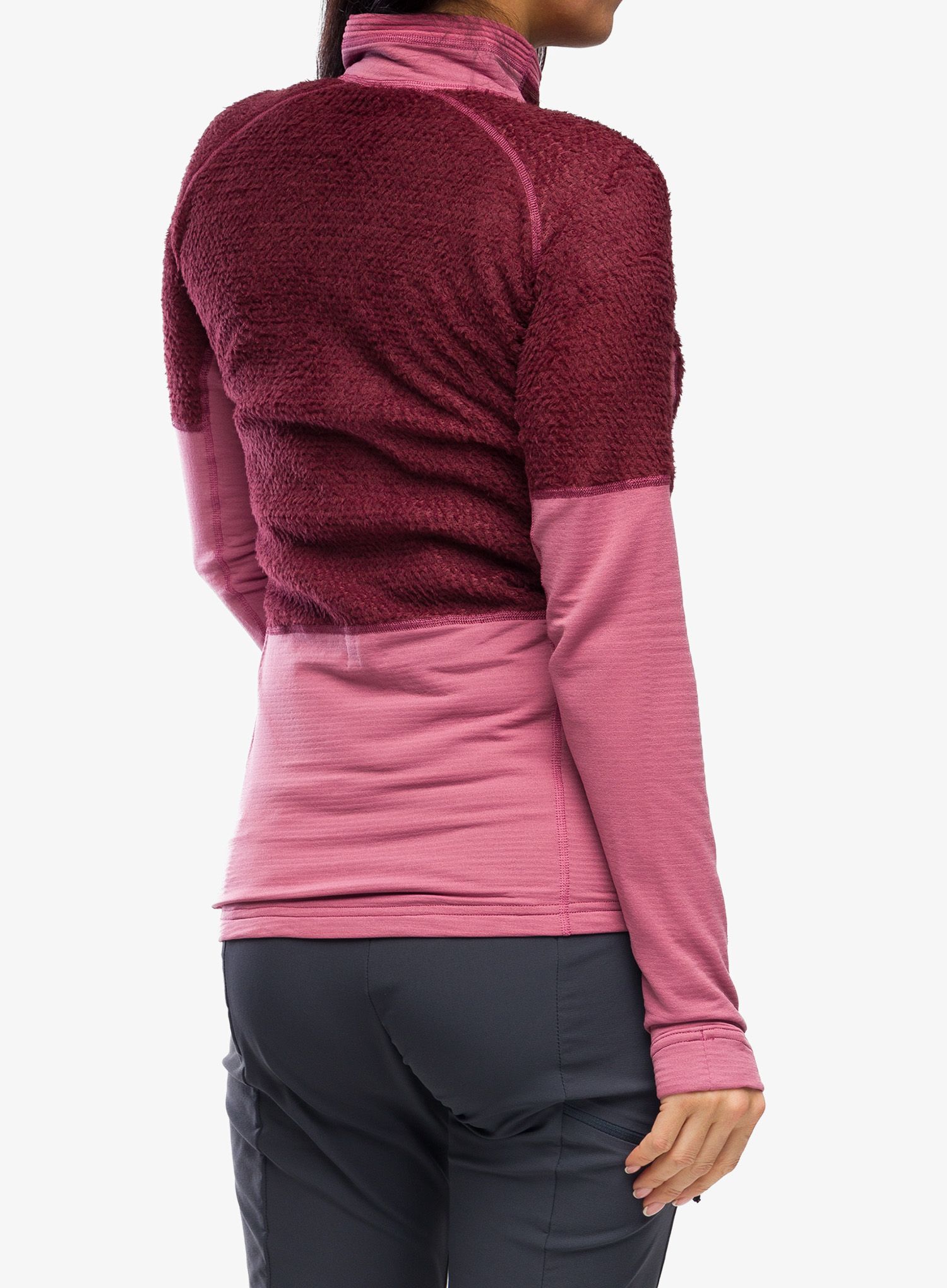 Fleece mikina dámská Norrona Lyngen Alpha90 Jacket - violet quartz