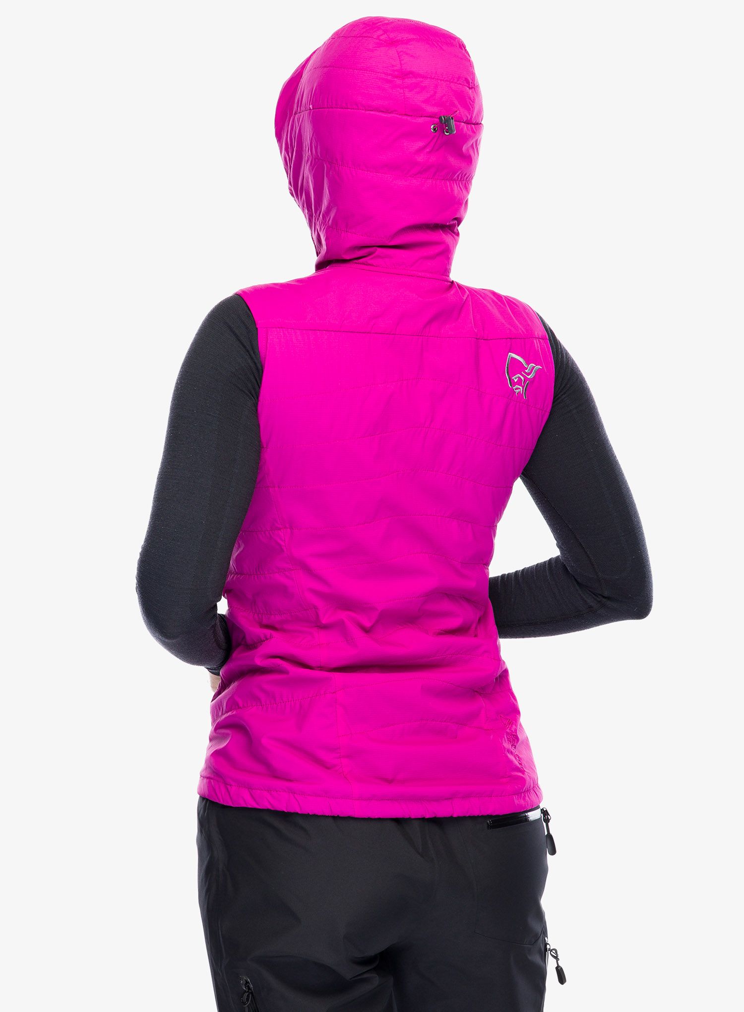 Vesta dámská Norrona Lyngen Alpha90 Vest - festival fuchsia