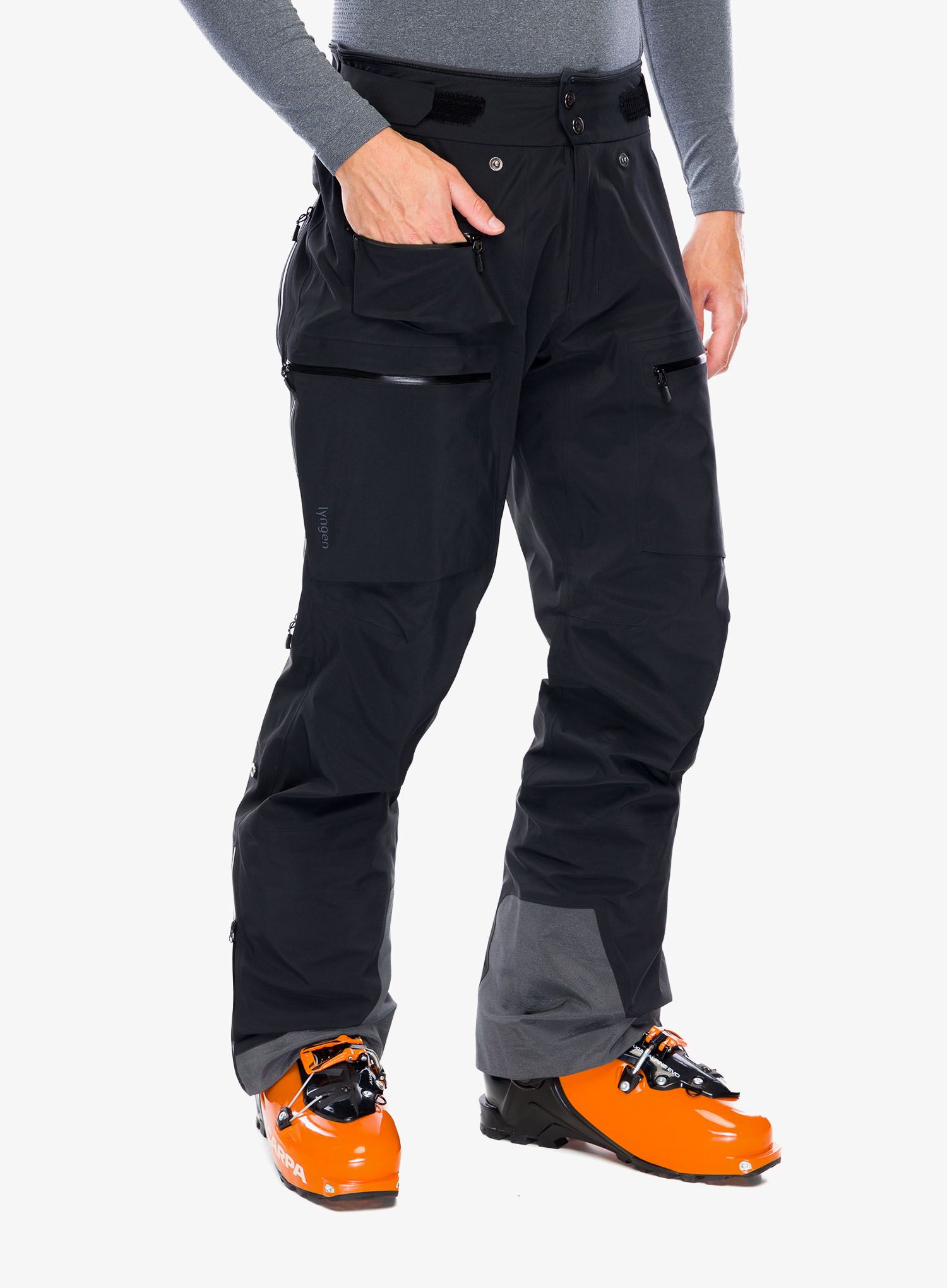 Membránové kalhoty Norrona Lyngen GORE-TEX Pants - caviar