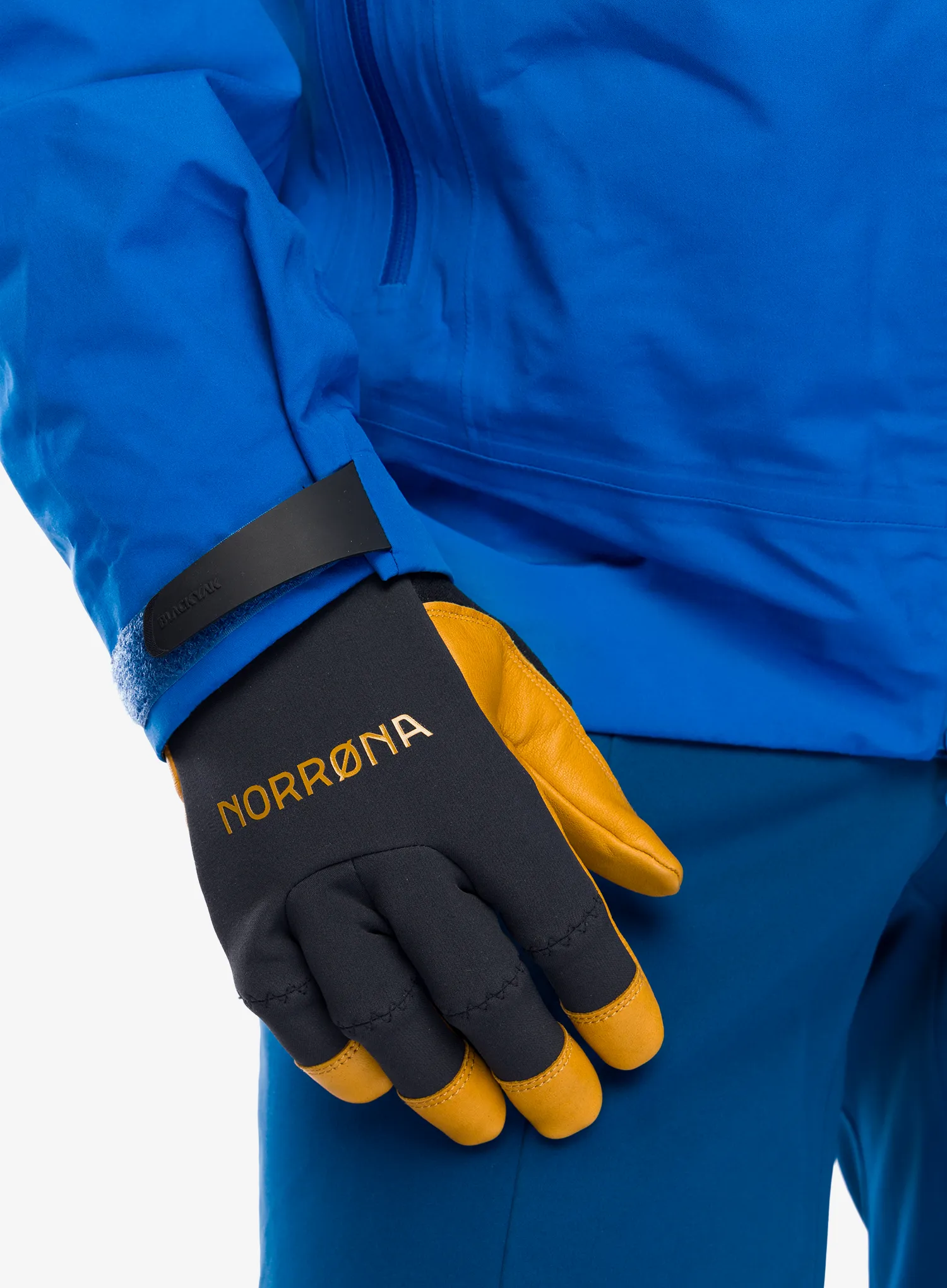 Rukavice Norrona Lyngen Gore-Tex Infinium Leather Gloves - caviar