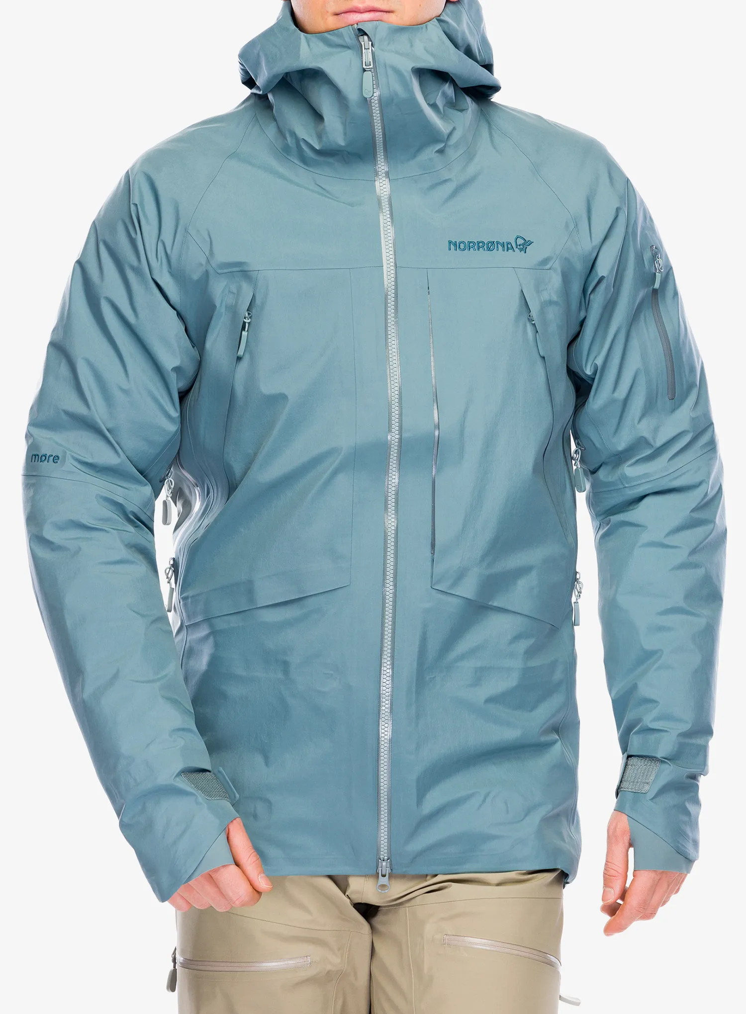 Bunda s membránou Norrona More GORE-TEX Jacket - trooper