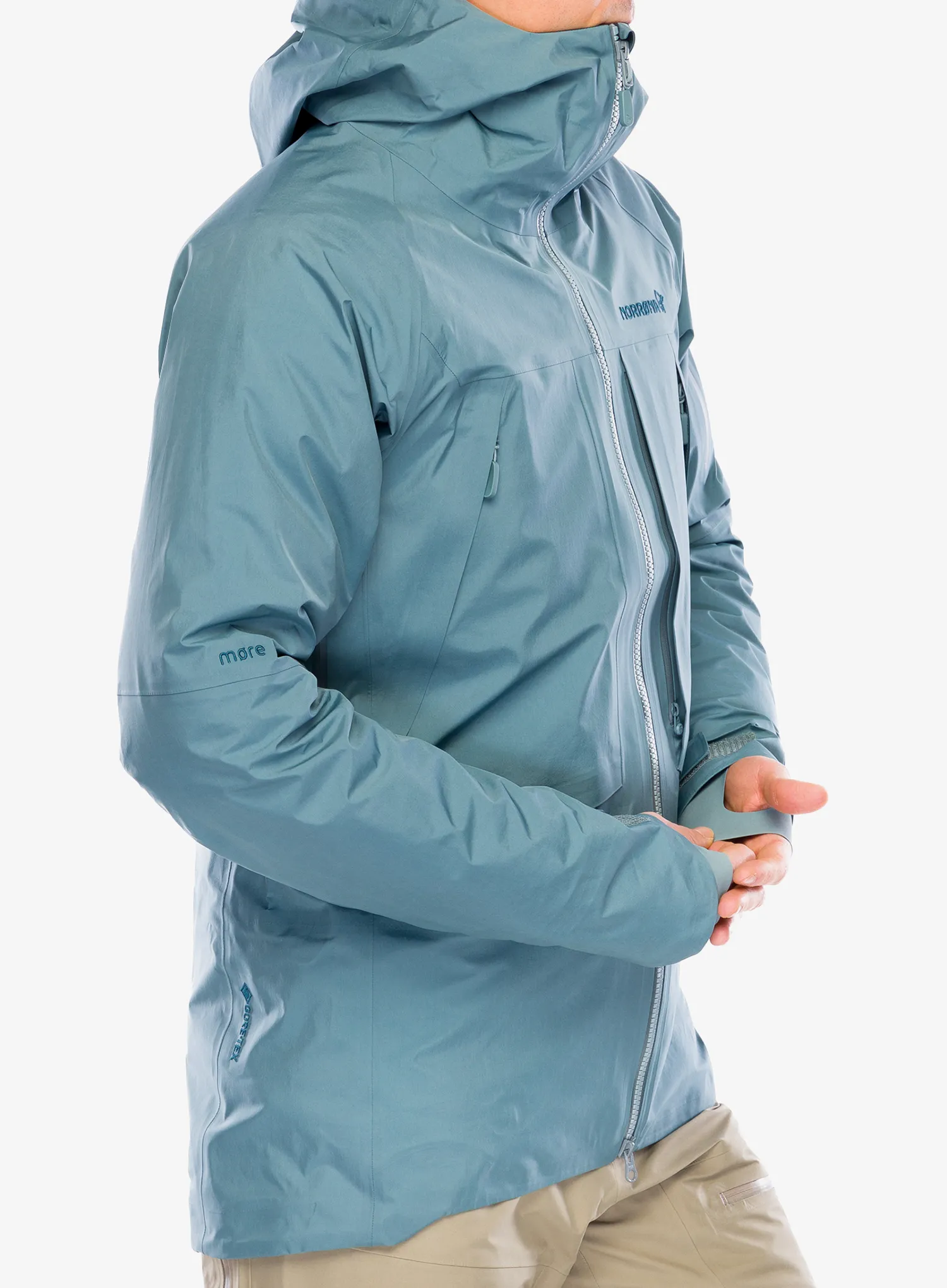 Bunda s membránou Norrona More GORE-TEX Jacket - trooper