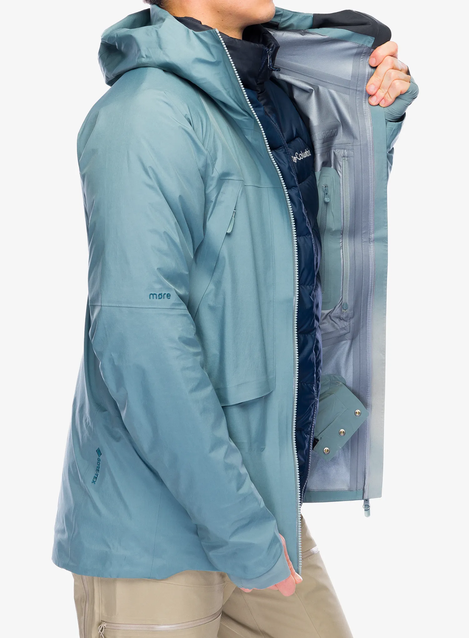 Bunda s membránou Norrona More GORE-TEX Jacket - trooper