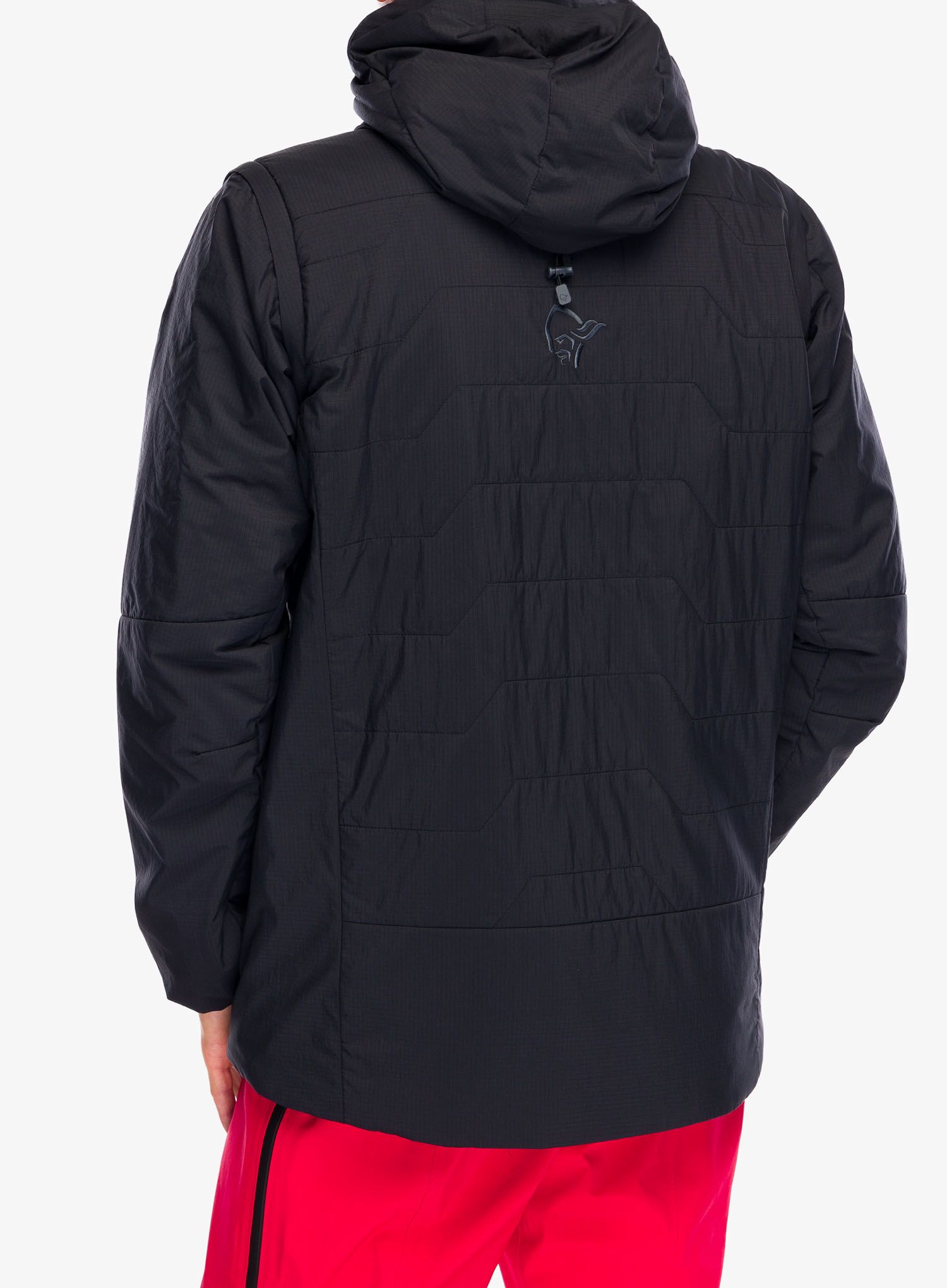 Zateplená bunda Norrona More Thermo60 Aero200 Jacket - caviar