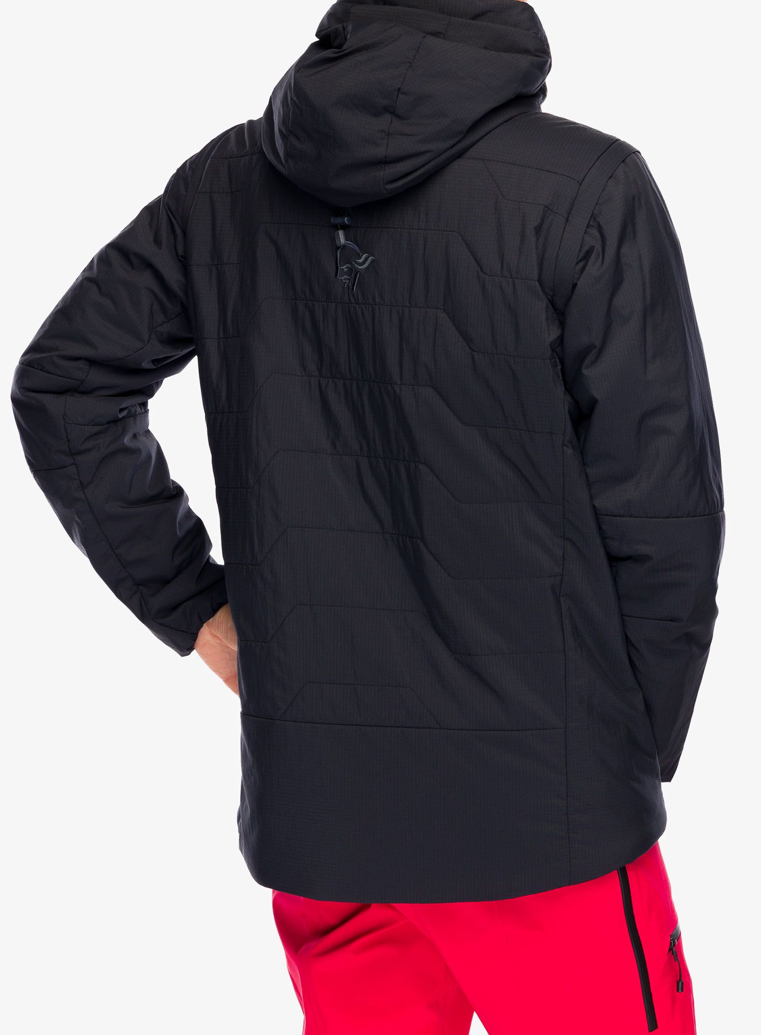 Zateplená bunda Norrona More Thermo60 Aero200 Jacket - caviar