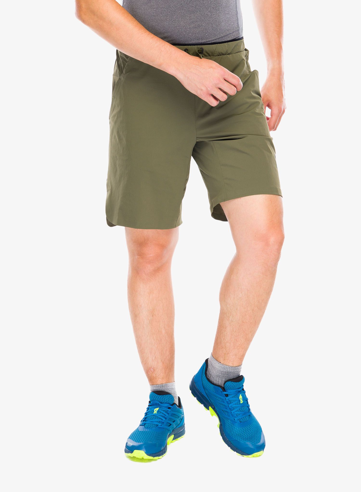 Běžecké kraťasy Norrona Senja Flex1 9 Shorts - olive night