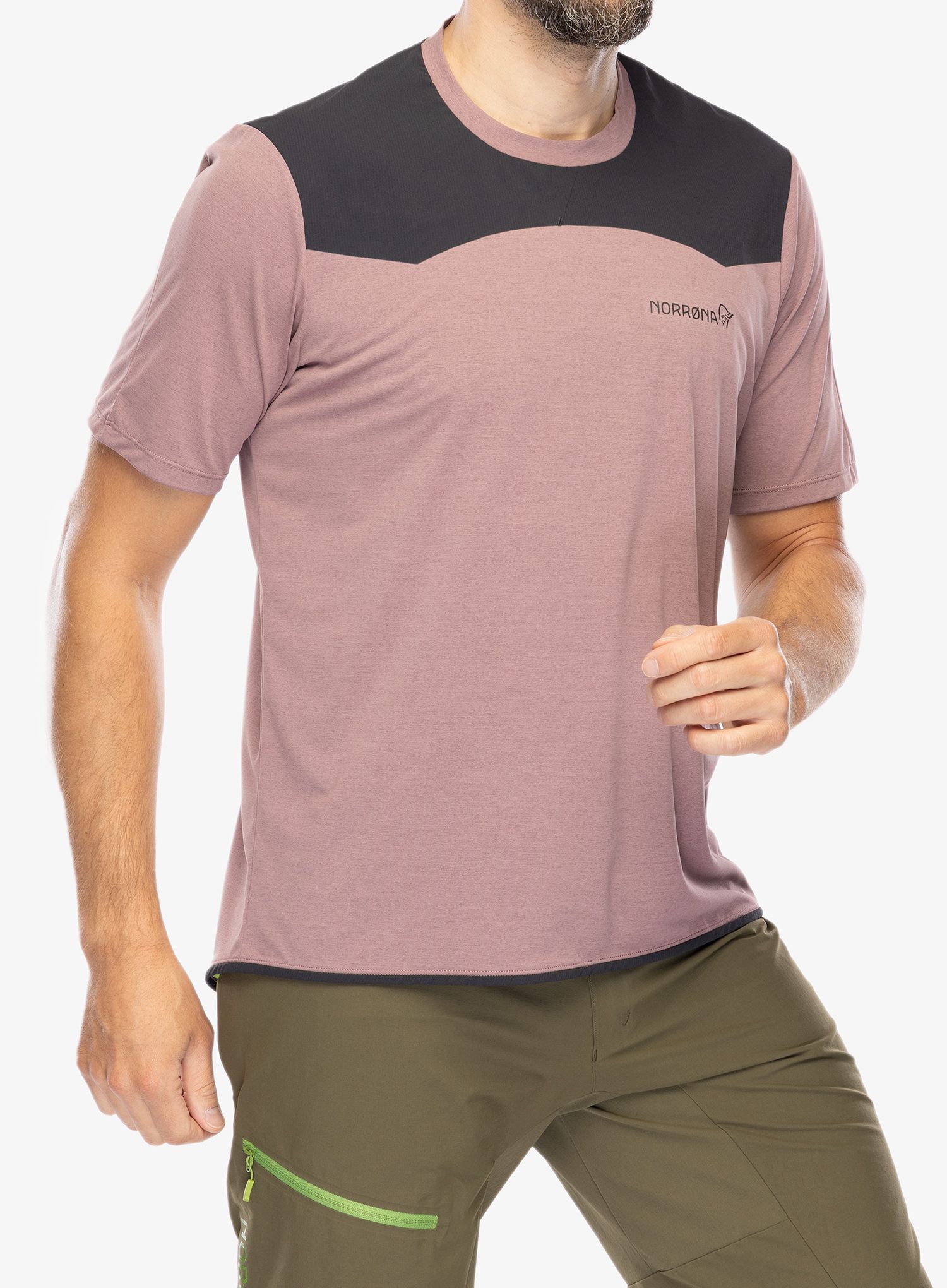 Cyklistické triko Norrona Skibotn Equaliser Tech T-Shirt - grape shake