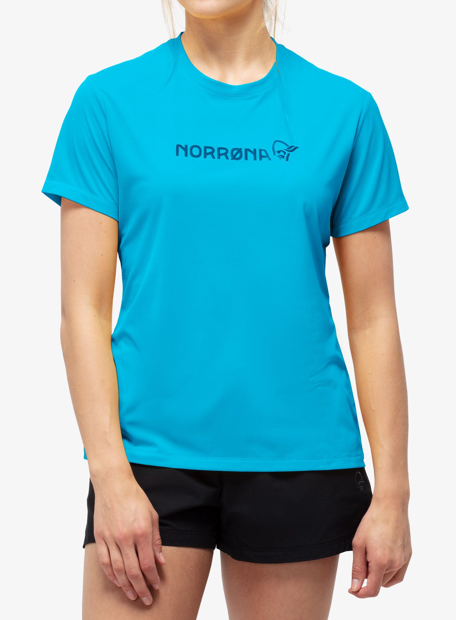 Dámské rychleschnoucí triko Norrona Tech T-Shirt - aquarius
