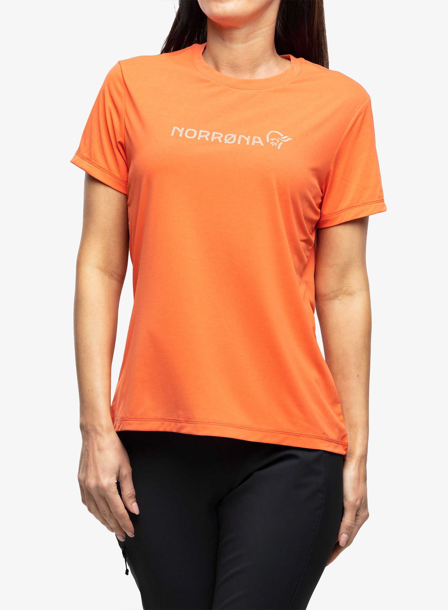 Dámské tričko Norrona Tech T-Shirt - orange alert