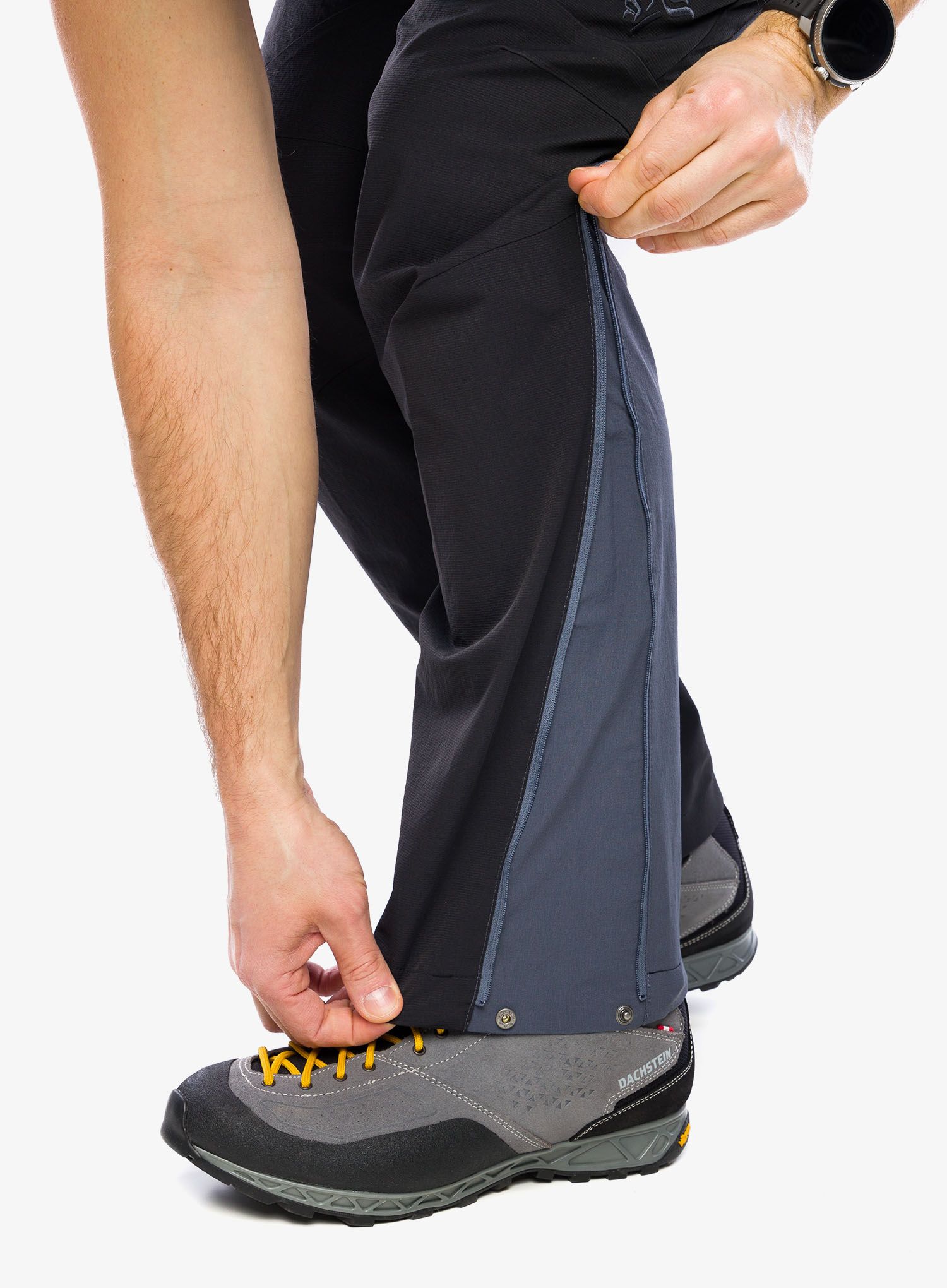 Softshellové kalhoty pánské Norrona Trollveggen Flex1 Pants - cool black/caviar