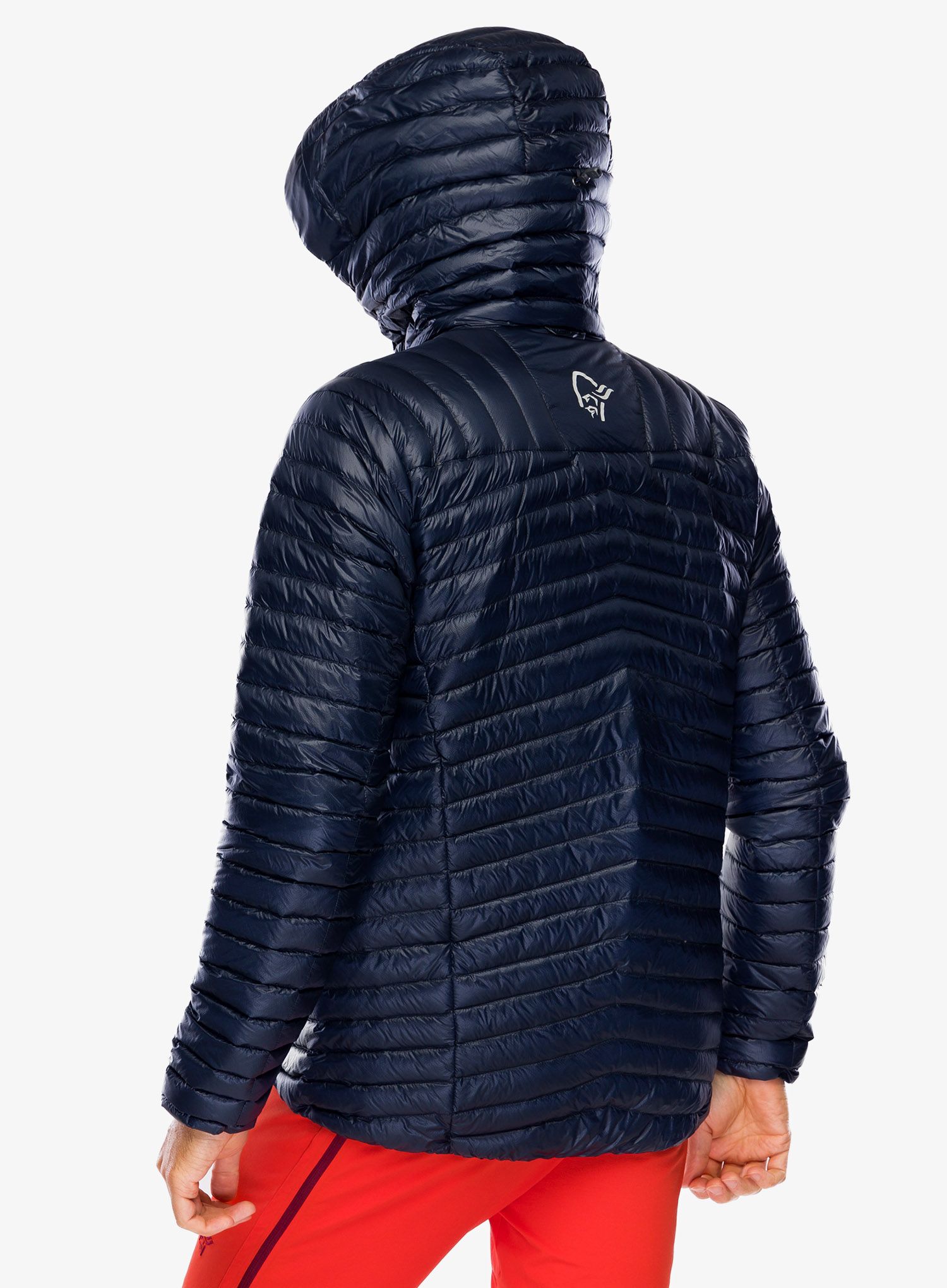 Péřová bunda Norrona Trollveggen Superlight Down850 Hood - indigo