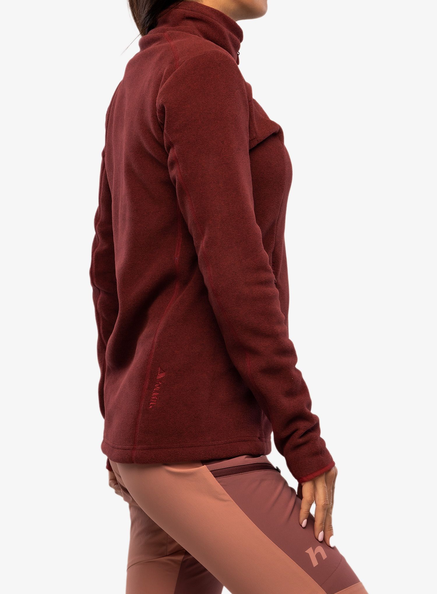 Fleecová mikina dámská Norrona Warm2 Jacket - rhubarb melange