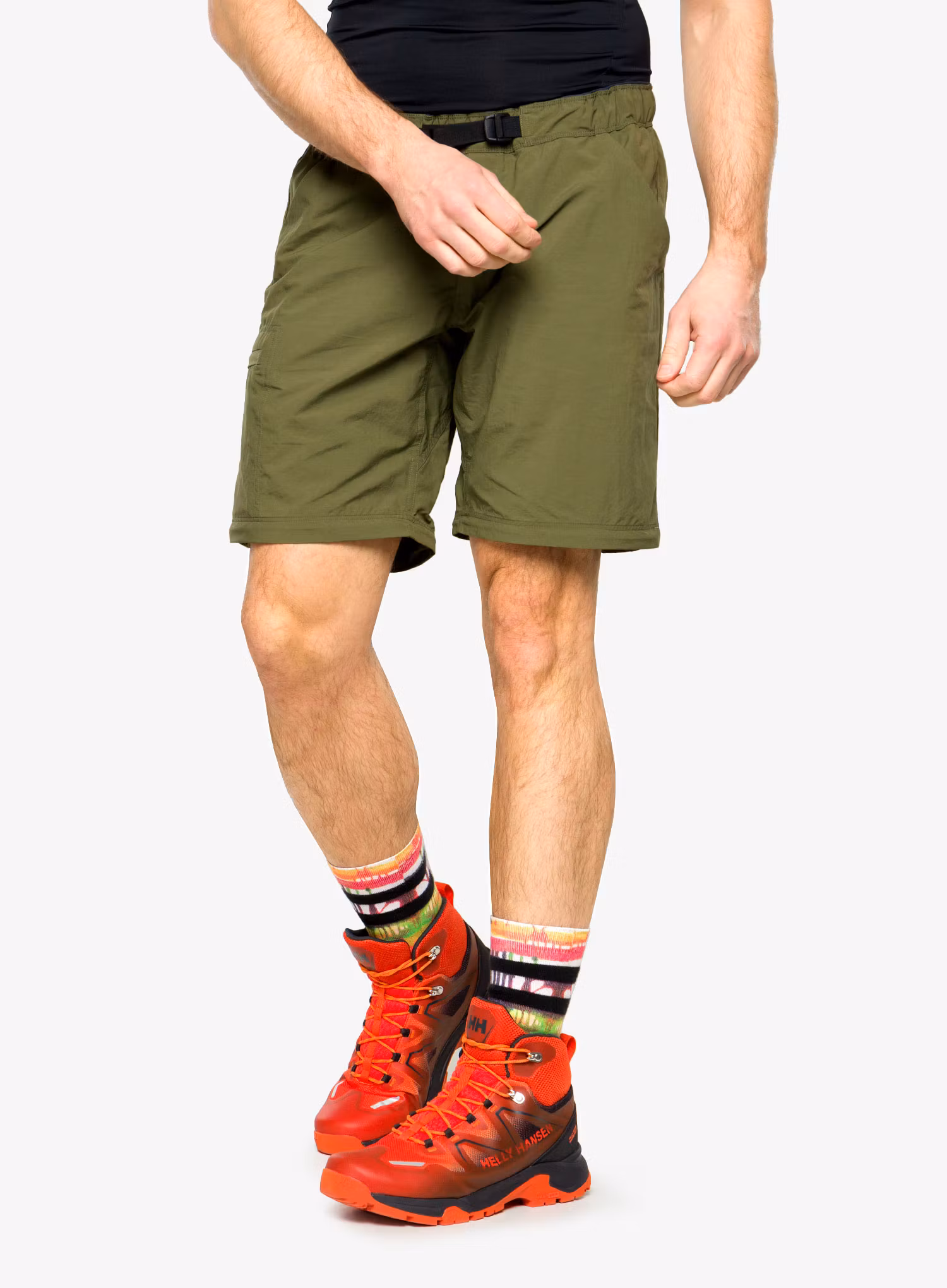 Kalhoty s odepínacími nohavicemi Norrona Zip-Off Pants - olive night