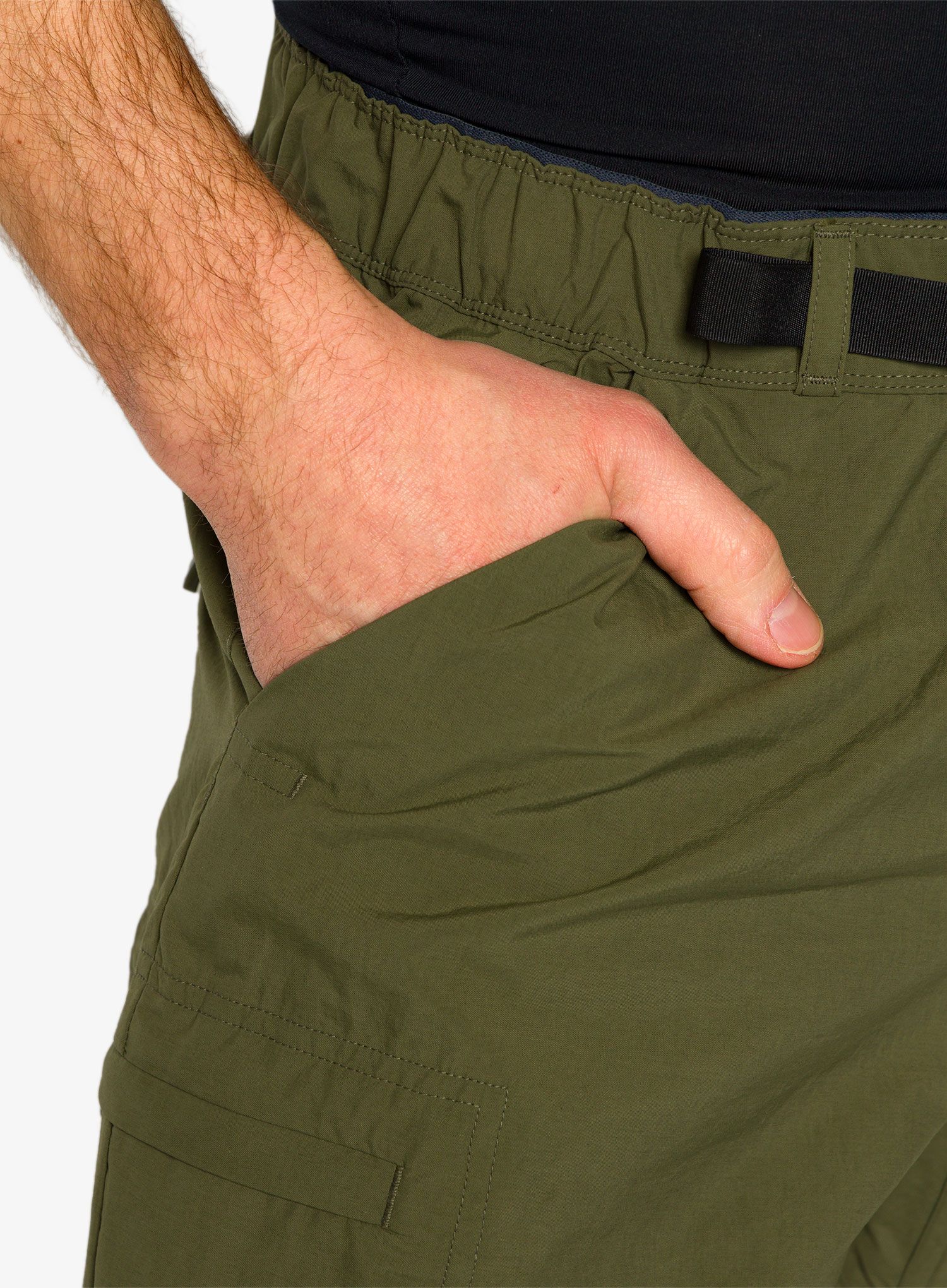Kalhoty s odepínacími nohavicemi Norrona Zip-Off Pants - olive night