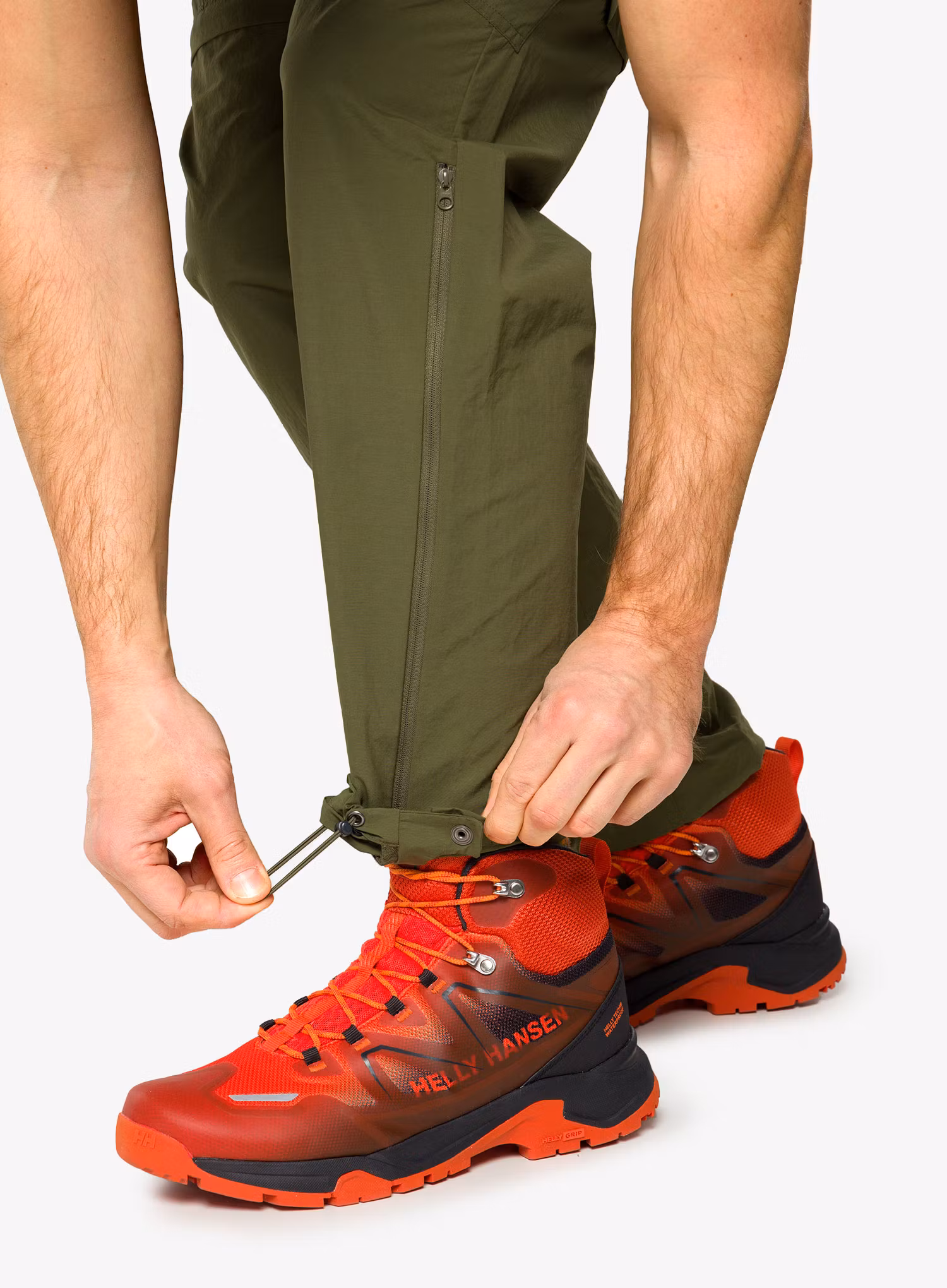 Kalhoty s odepínacími nohavicemi Norrona Zip-Off Pants - olive night