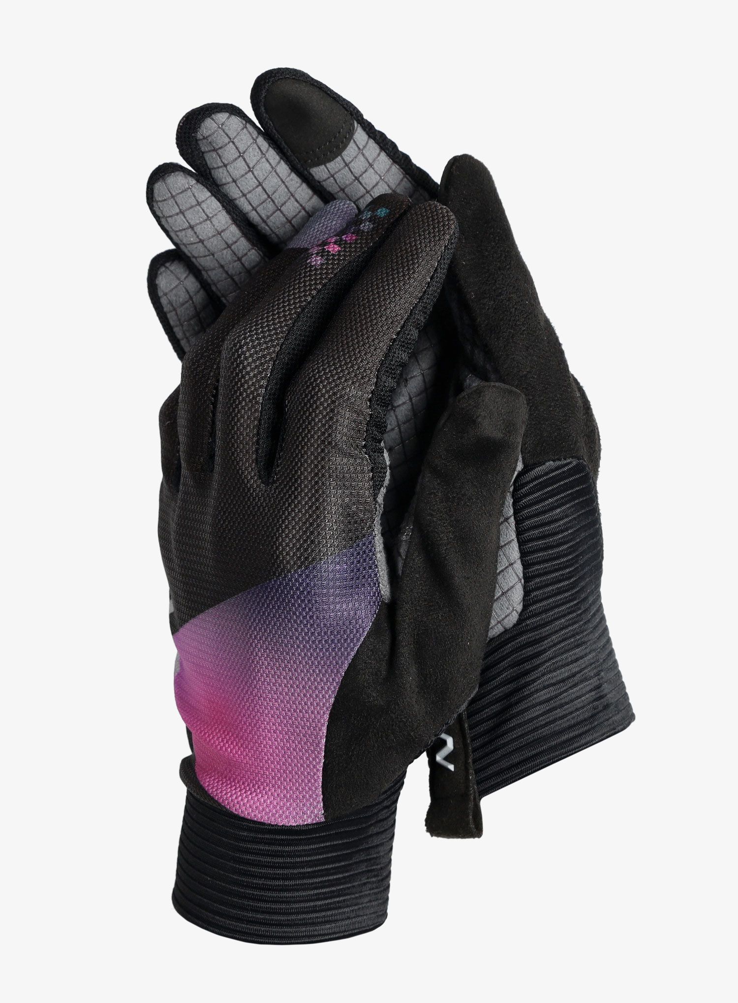 Cyklistické rukavice dámské Northwave Air Lf W  Full Finger Glove  - black/iridescent