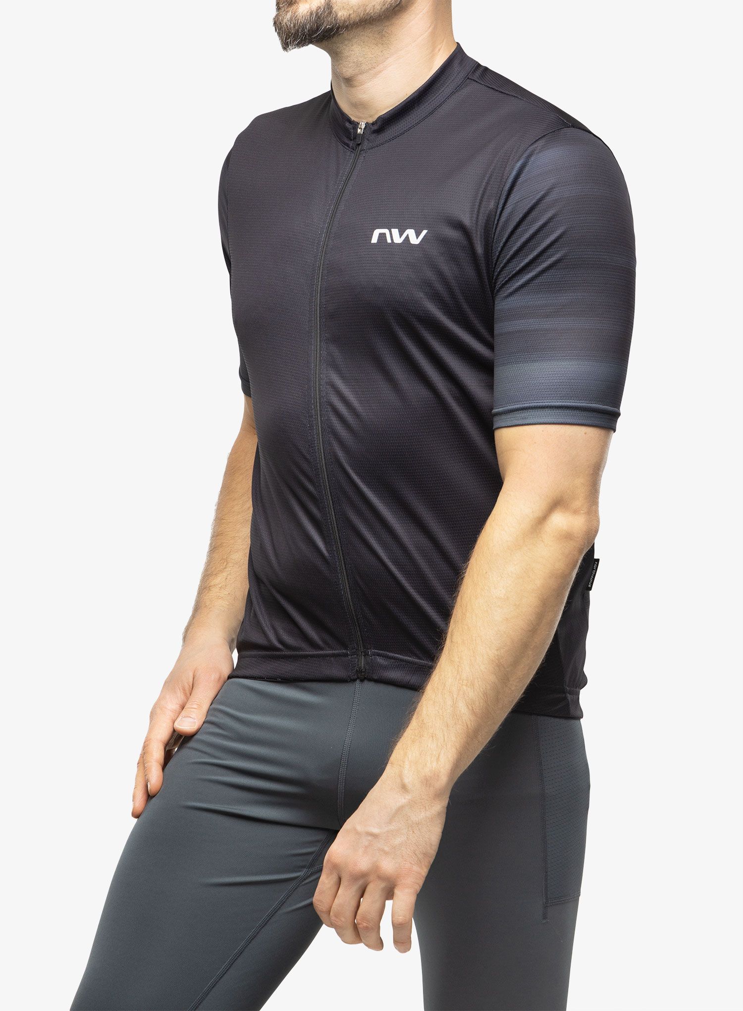 Cyklistické triko Northwave Origin Jersey Short Sleeve  - black