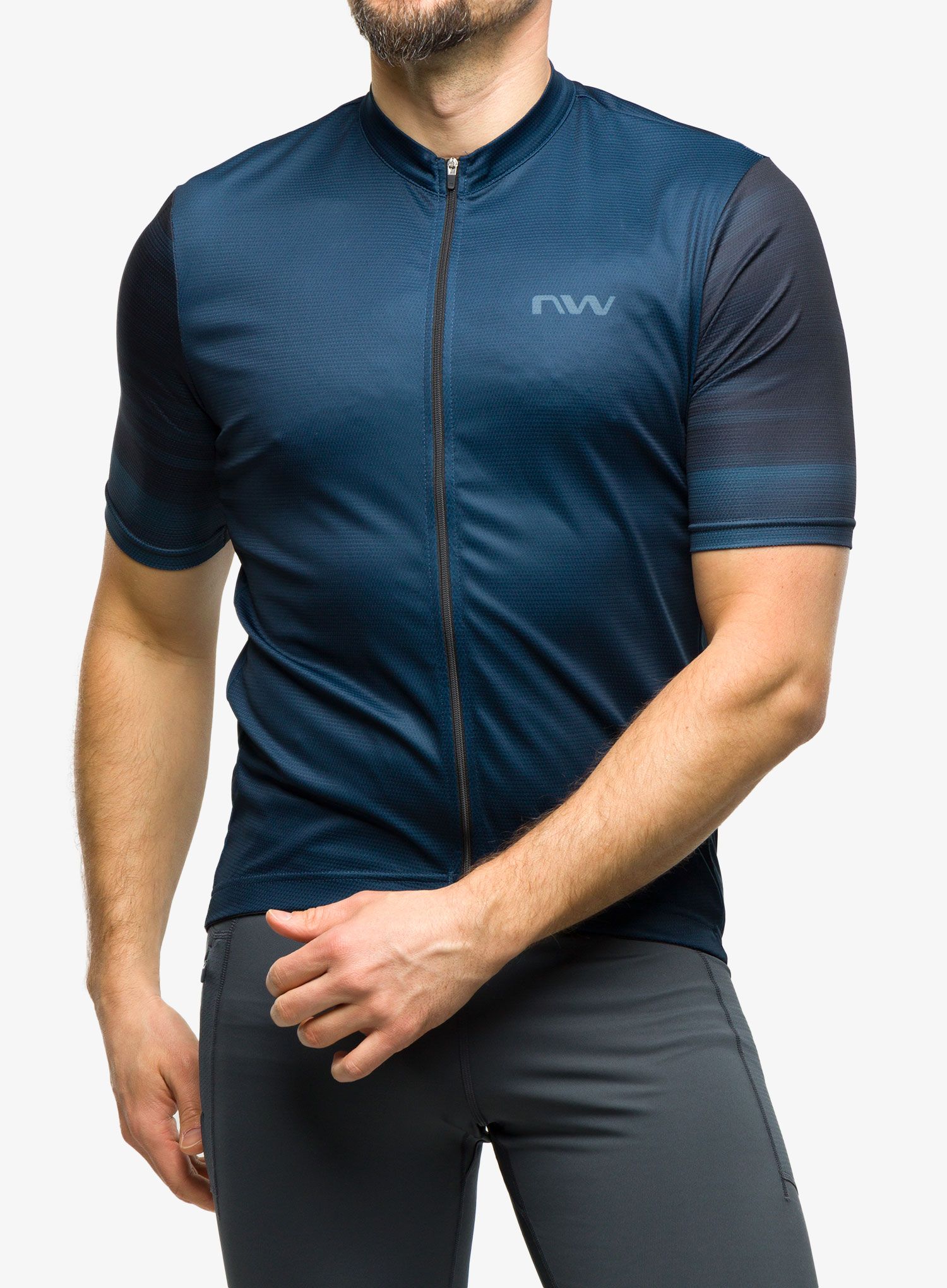Cyklistické triko Northwave Origin Jersey Short Sleeve  - deep blue