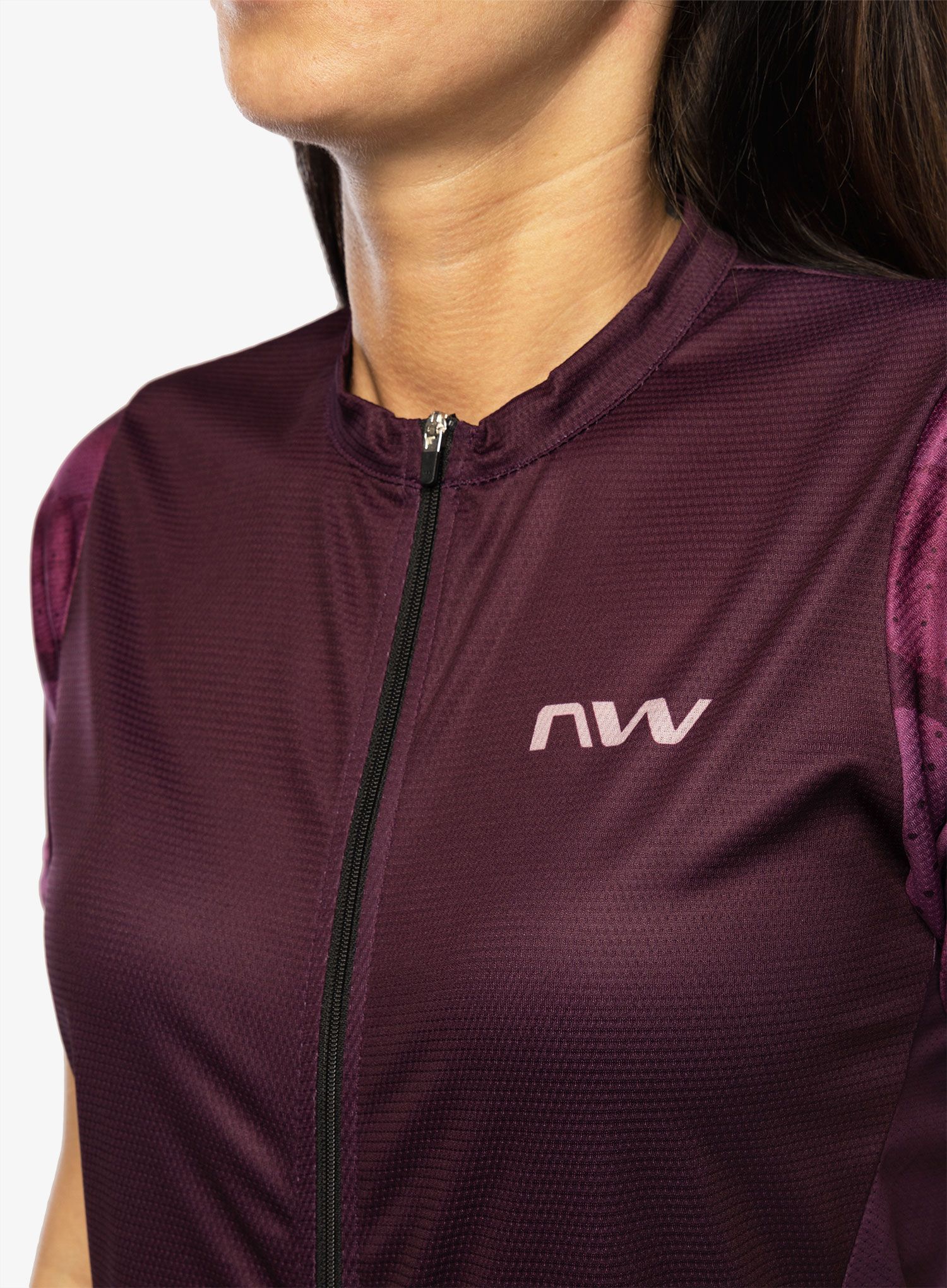 Dámské cyklistické triko Northwave Origin Woman Jersey Short Sleeve  - purple