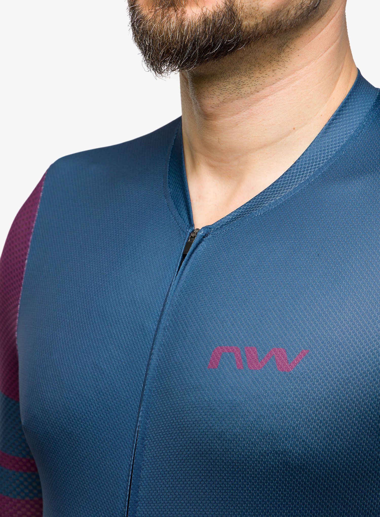 Cyklotriko Northwave Storm Air Jersey Short Sleeve  - deep blue/purple