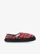 Zateplené papuče Nuvola Classic Scot - red