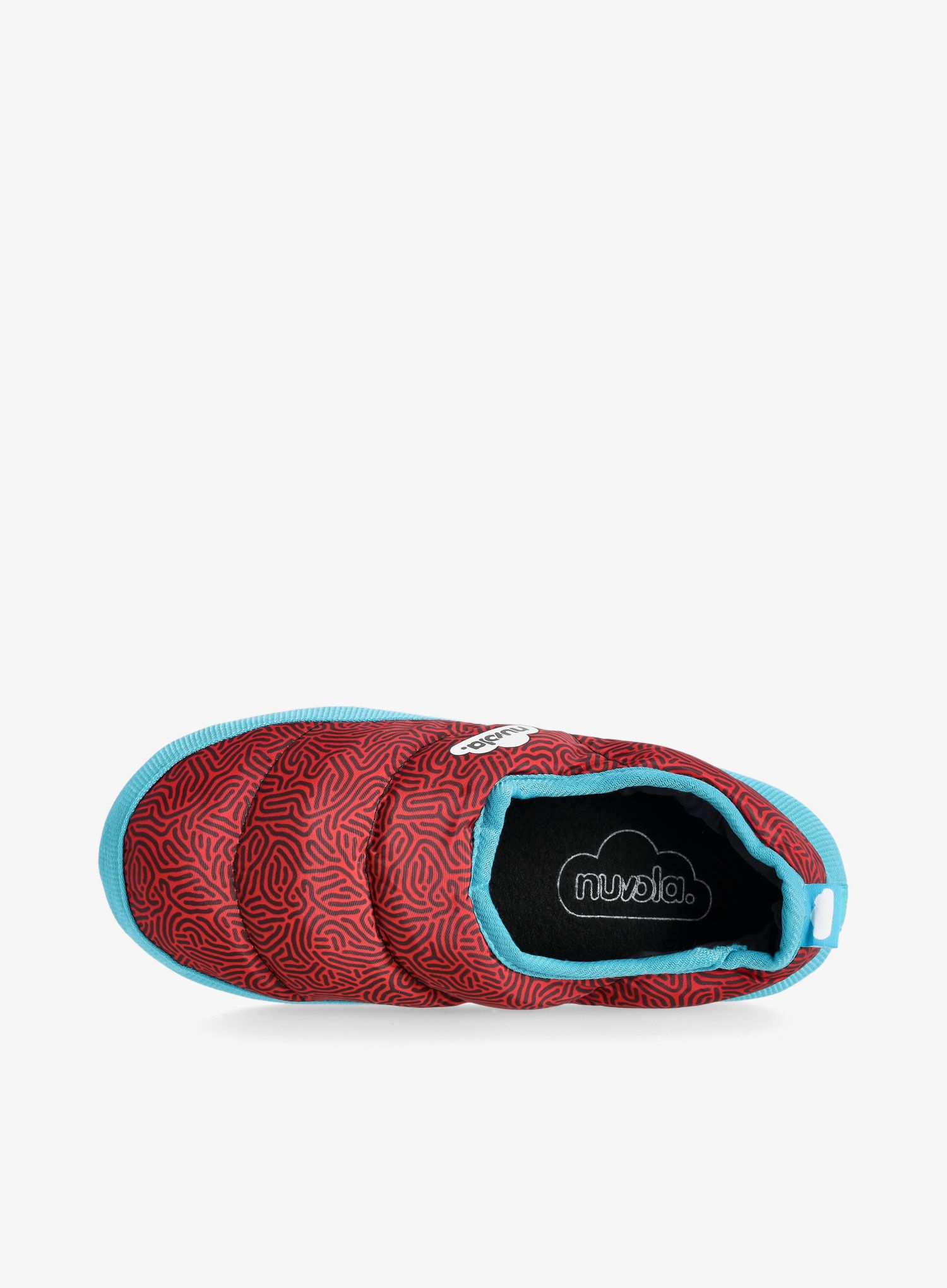 Zateplené papuče Nuvola Classic - printed noodle red